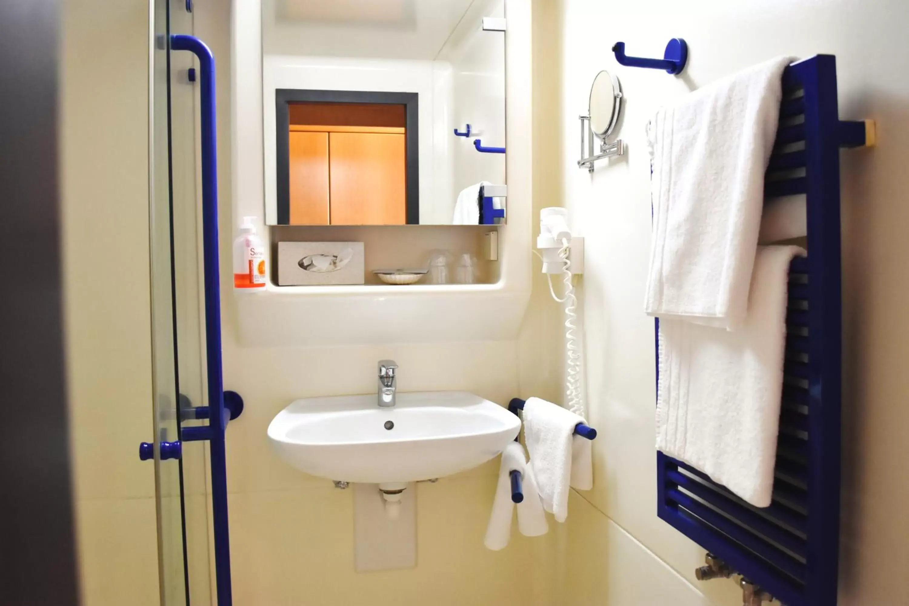 Shower, Bathroom in Savoy Hotel Bad Mergentheim