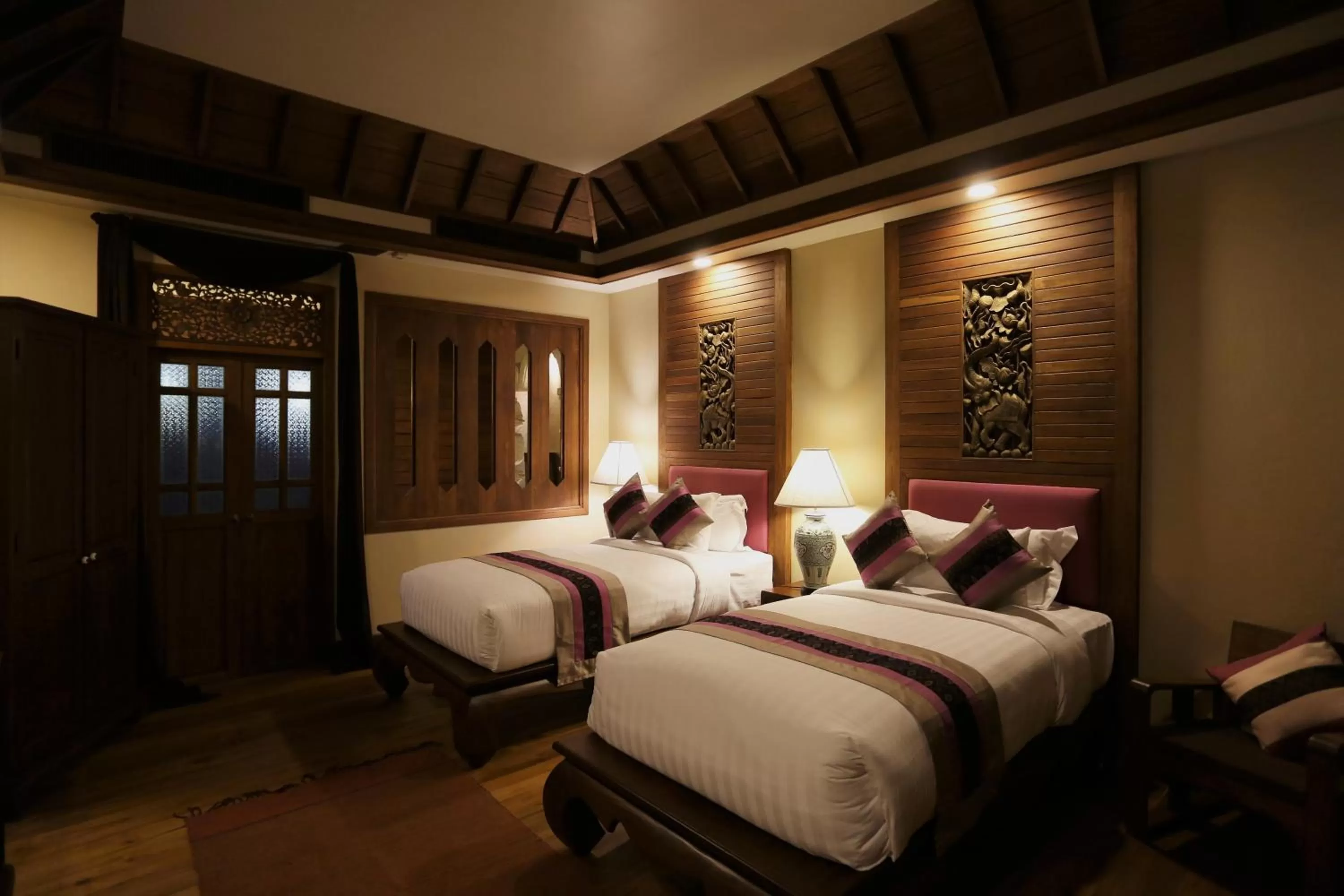 Photo of the whole room, Bed in Amata Lanna Village อมตะล้านนาวิลเลจ