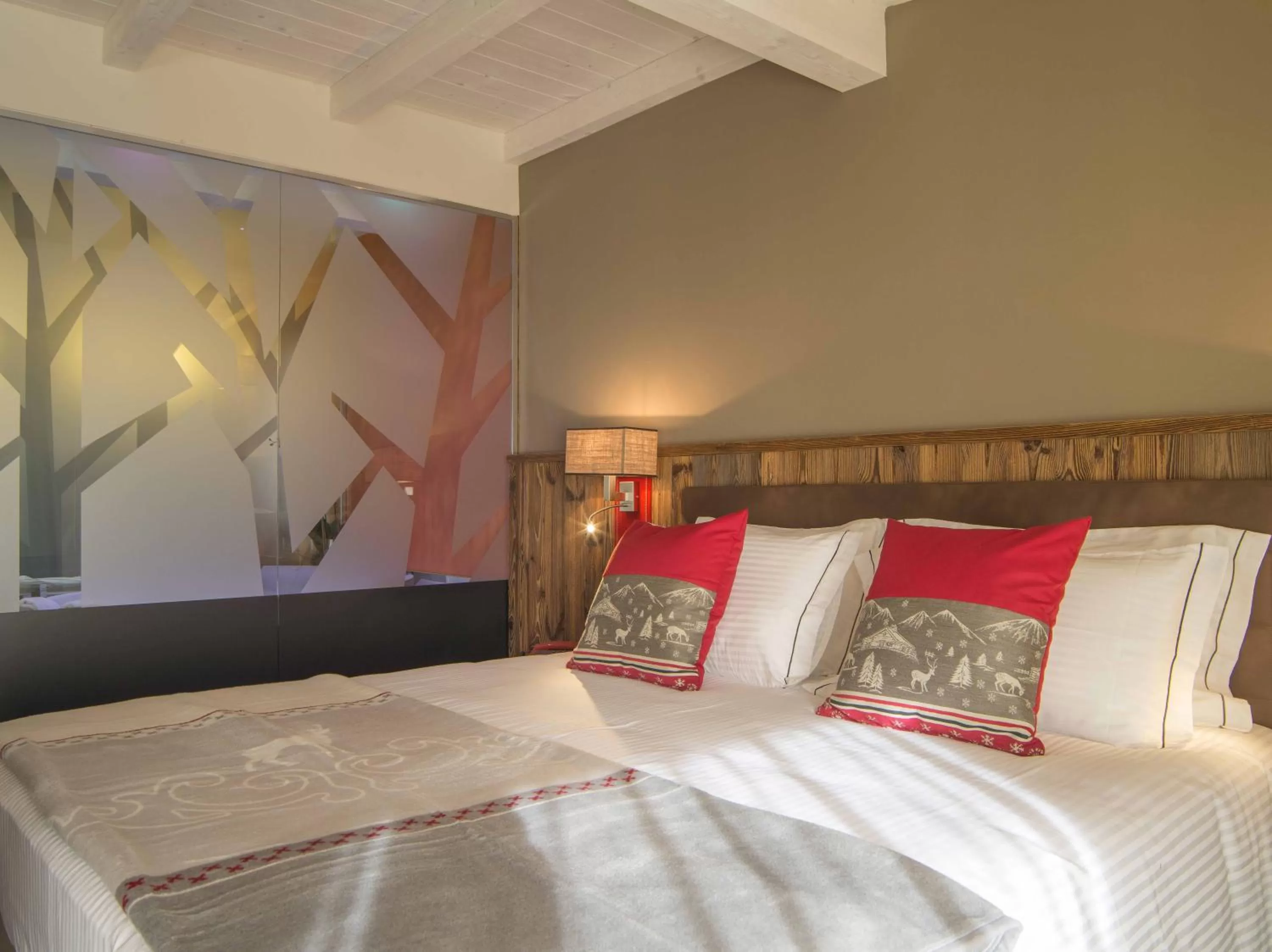 Bed in Olimpia Hotel