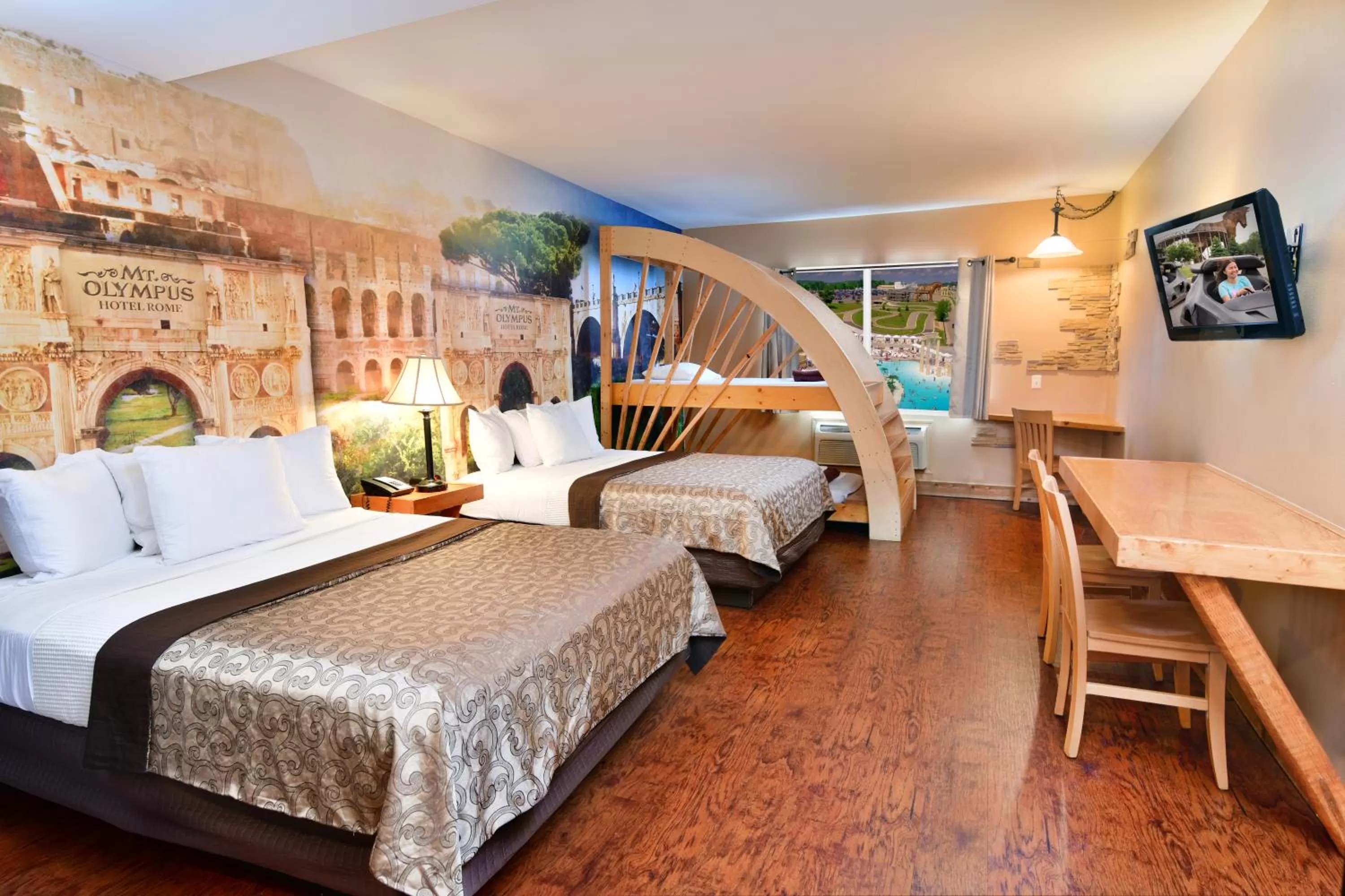 Bed in MT. OLYMPUS WATER PARK AND THEME PARK RESORT