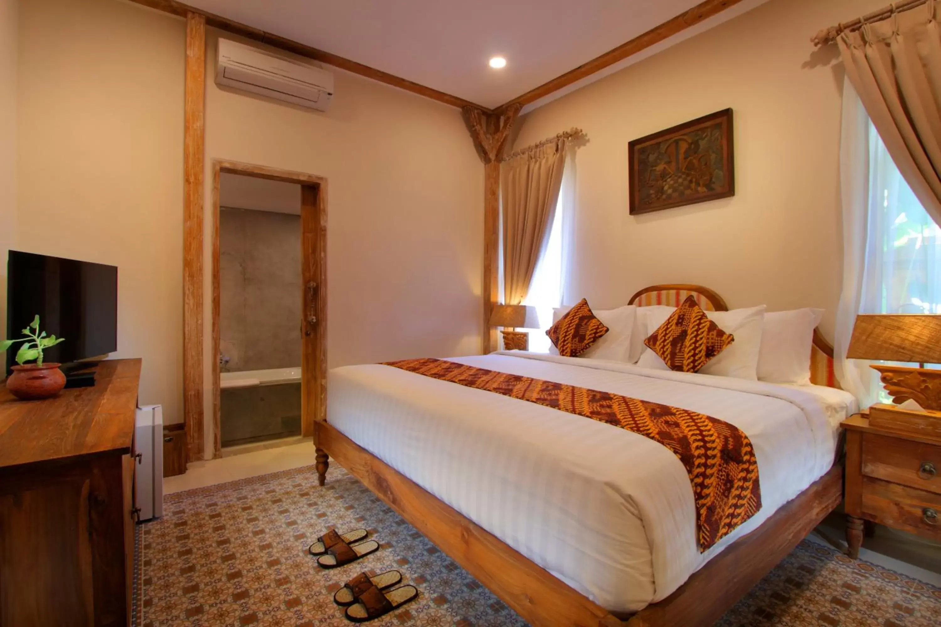 Bed in Suarti Boutique Village