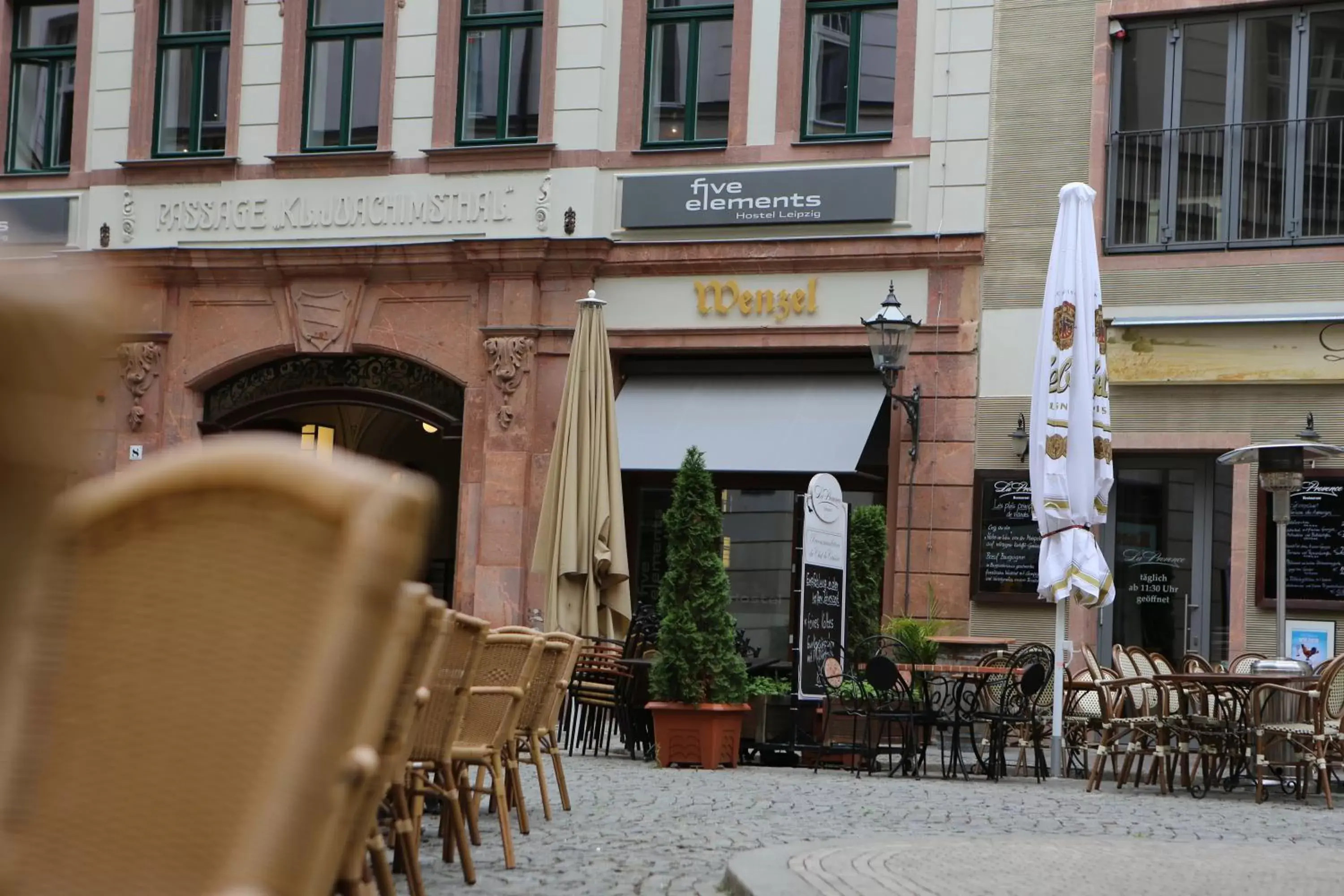 Facade/entrance in Five Elements Hostel Leipzig Facade/entrance in Five Elements Hostel Leipzig