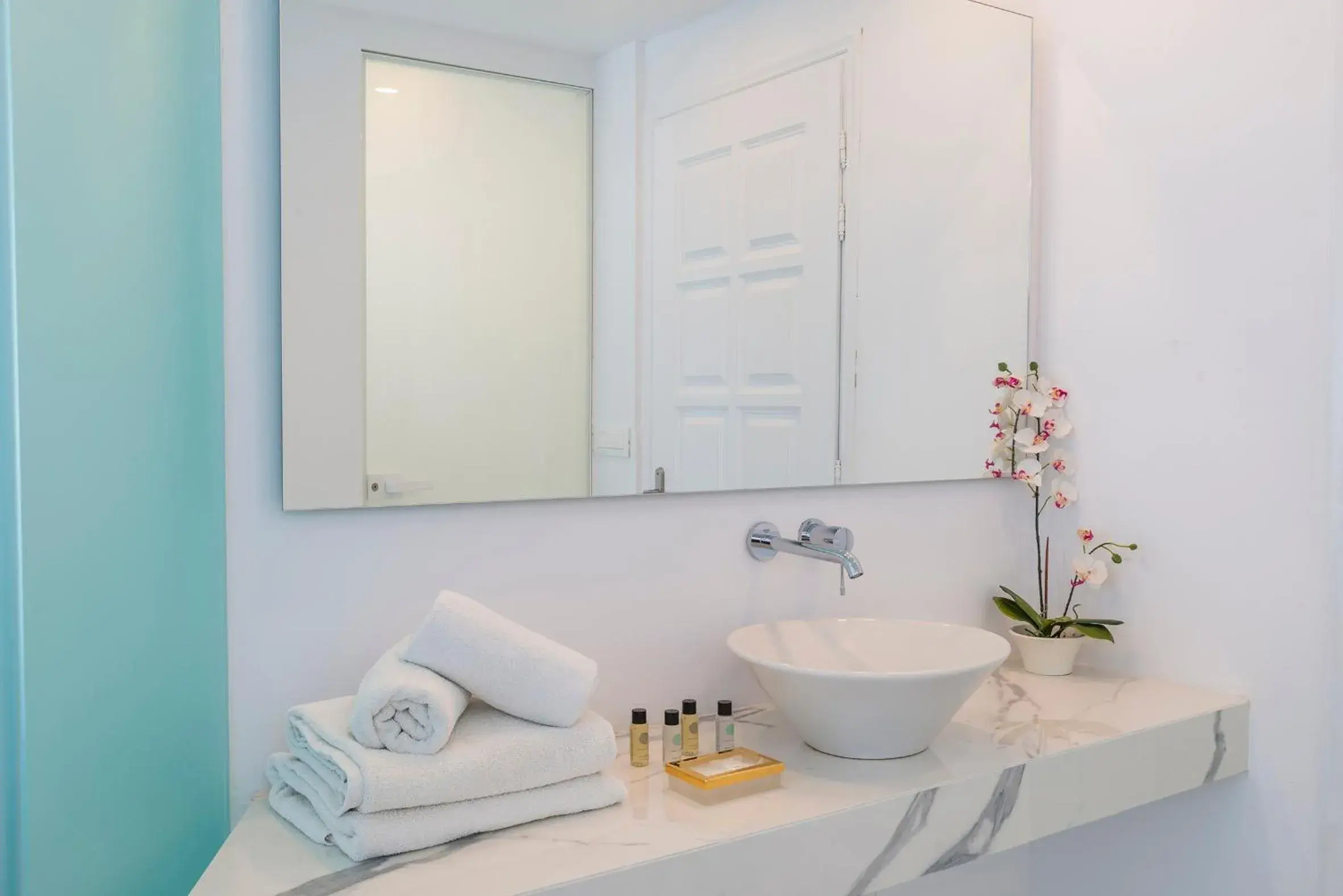 towels, Bathroom in Dionysos Hotel