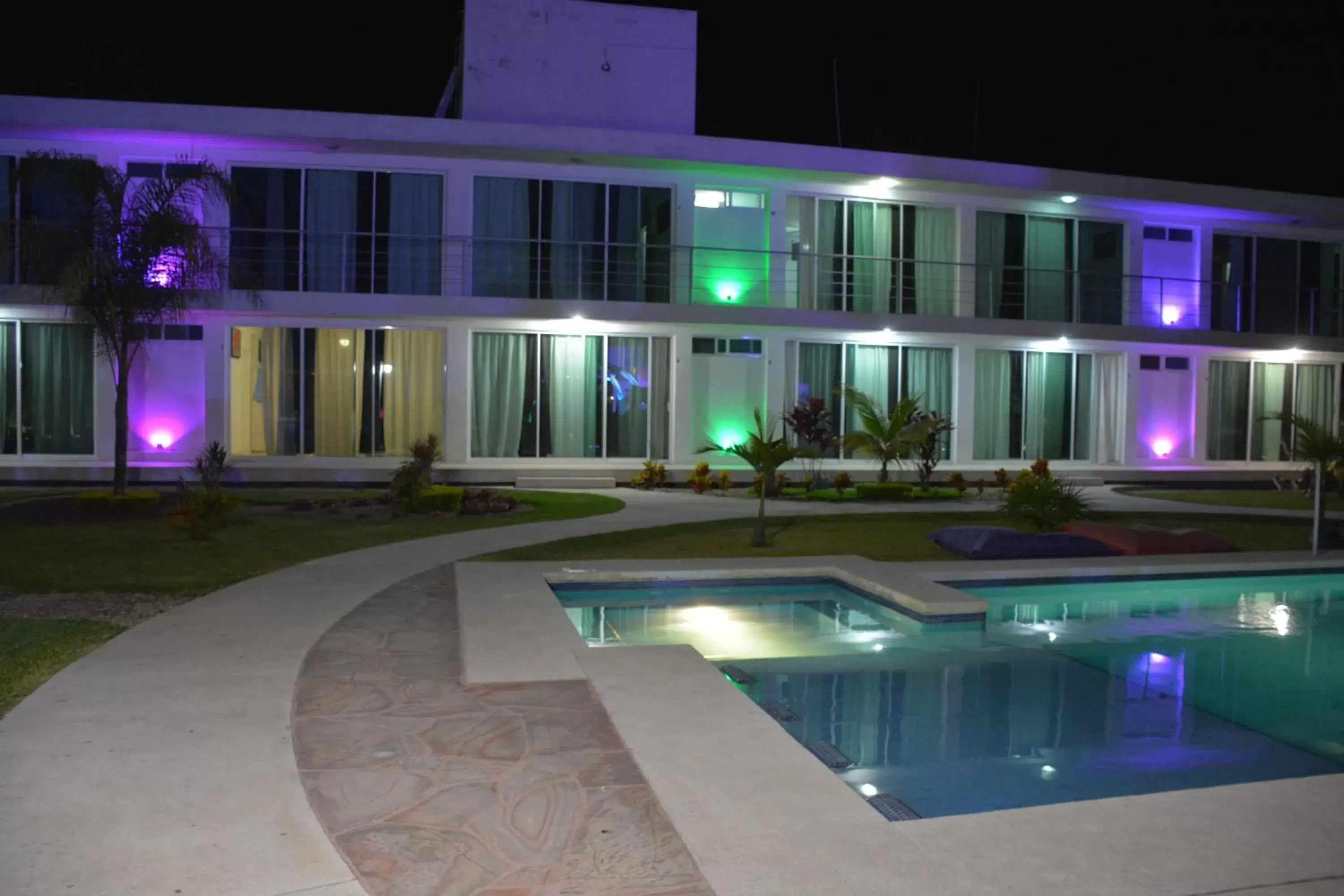 Pool view, Property Building in Quinta Souffle