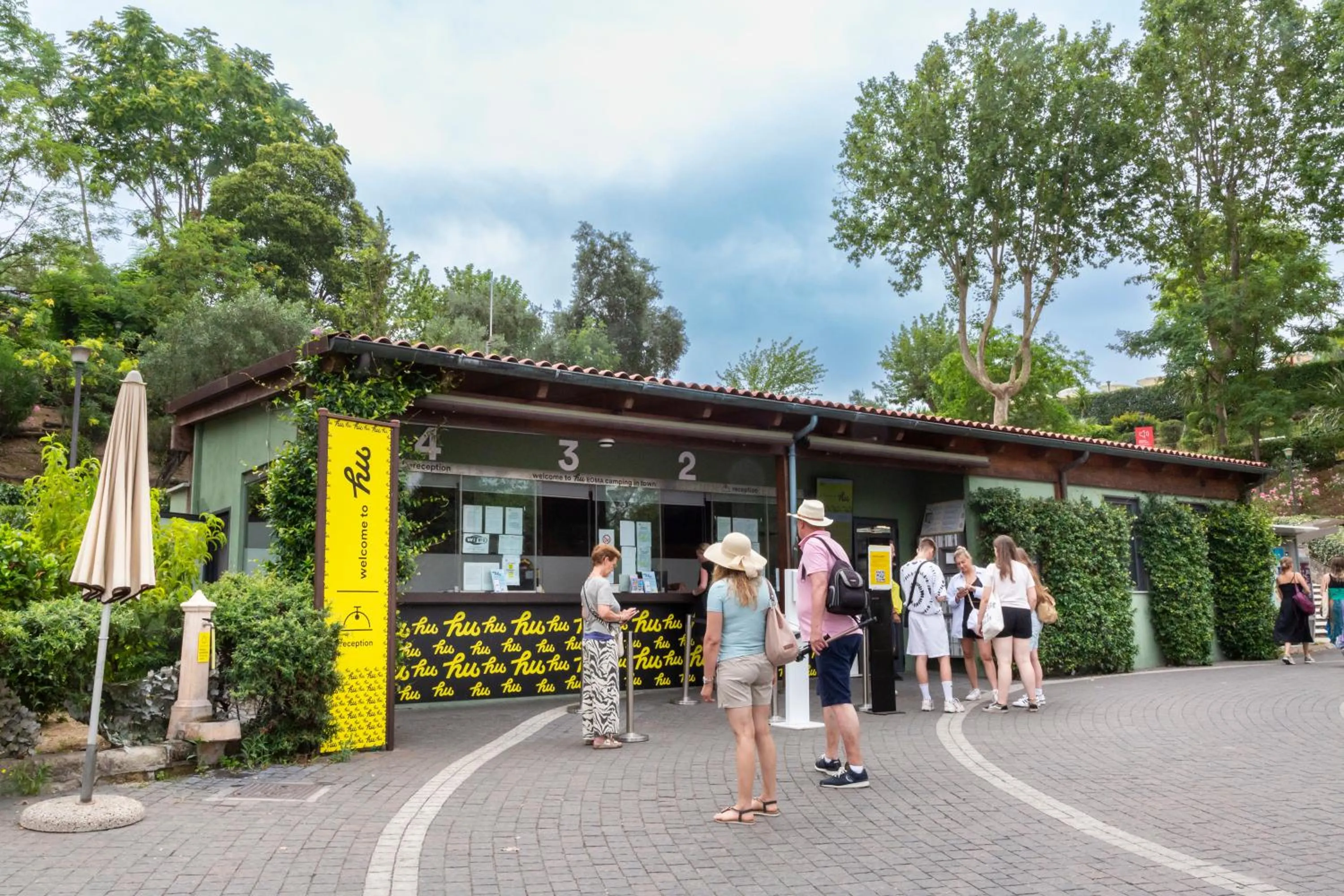 Lobby or reception in hu Roma Camping In Town