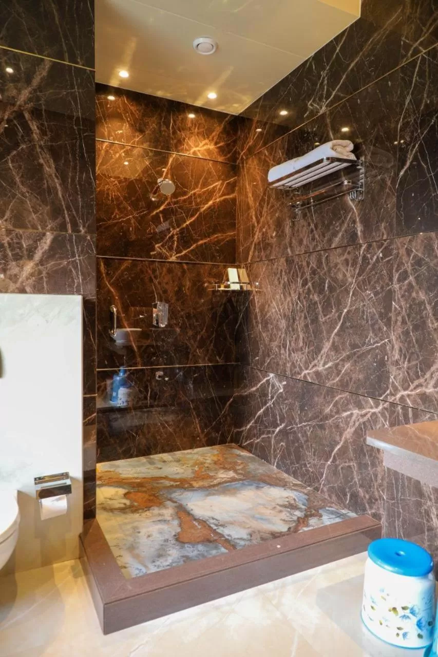 Shower, Bathroom in Hotel Gurudev Grand