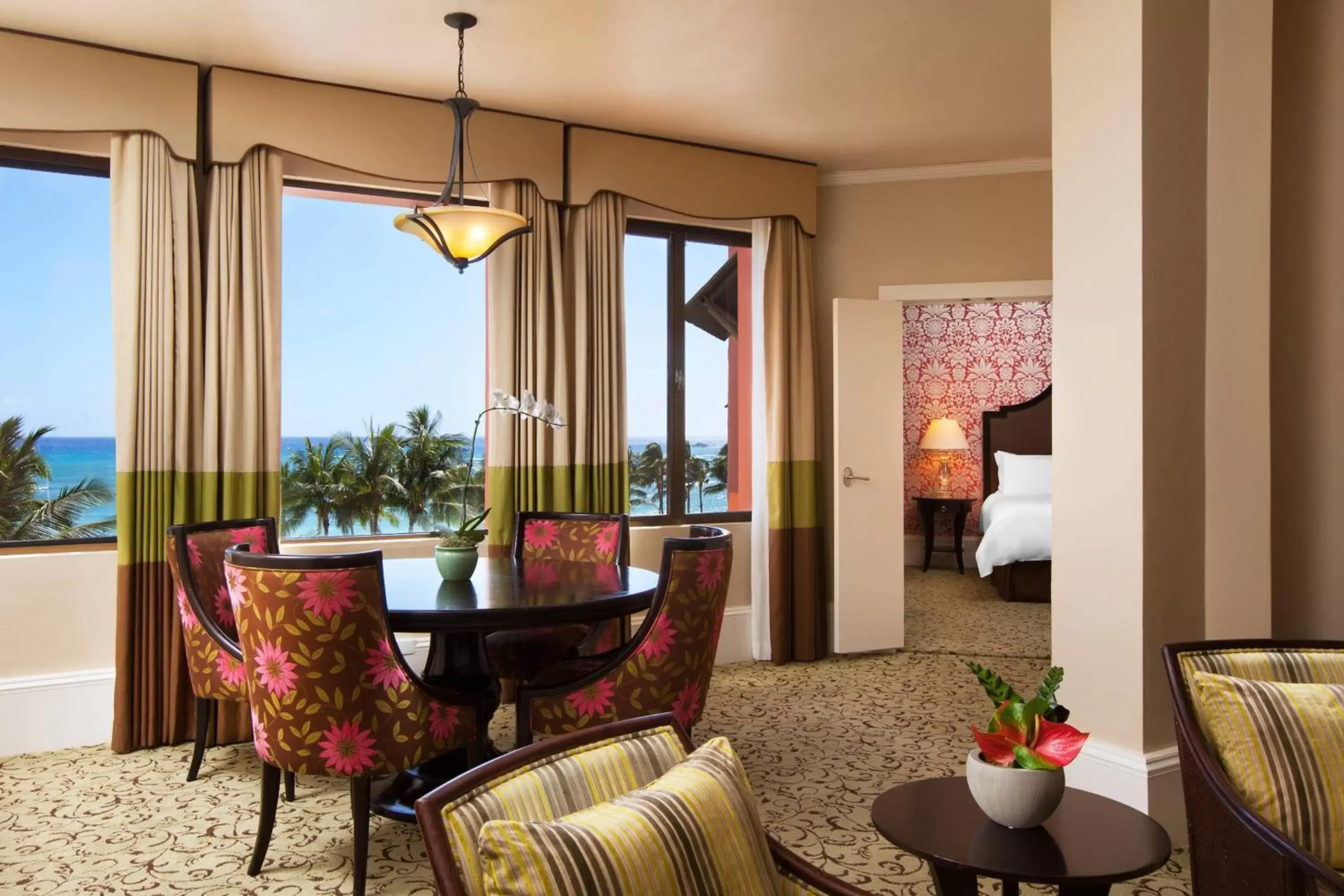 Photo of the whole room in The Royal Hawaiian, A Luxury Collection Resort, Waikiki