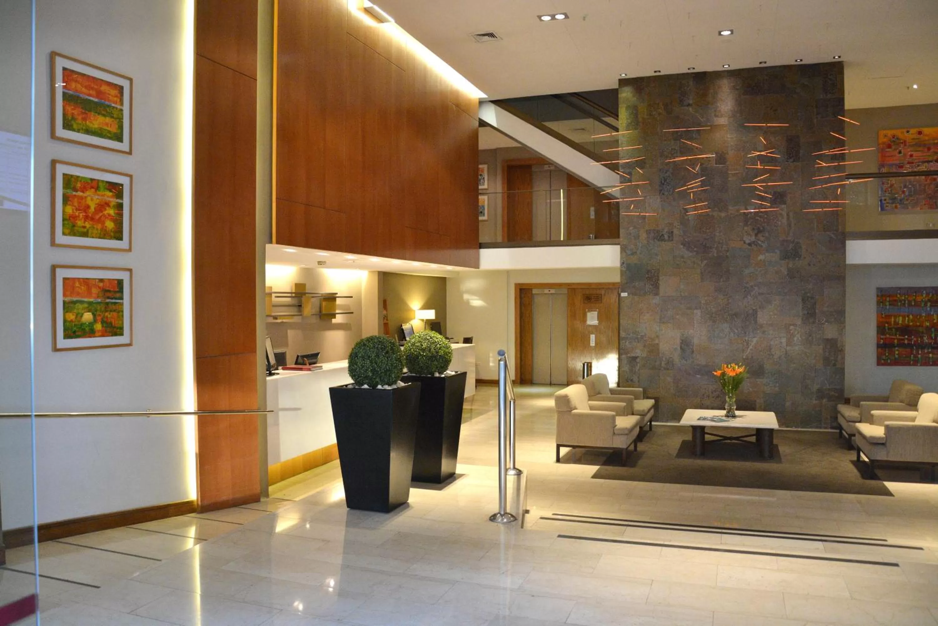 Lobby or reception in Hotel Director Vitacura