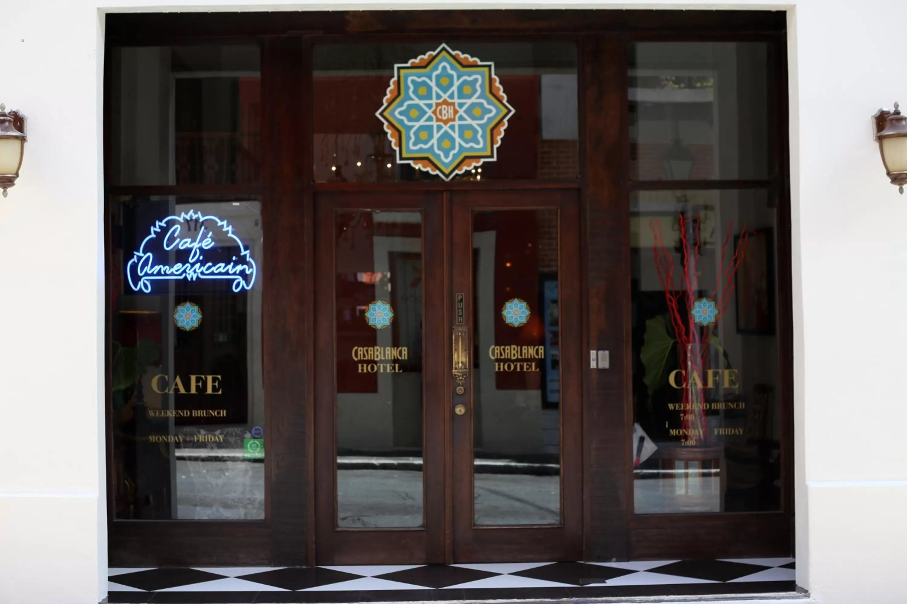 Facade/entrance in CasaBlanca Hotel