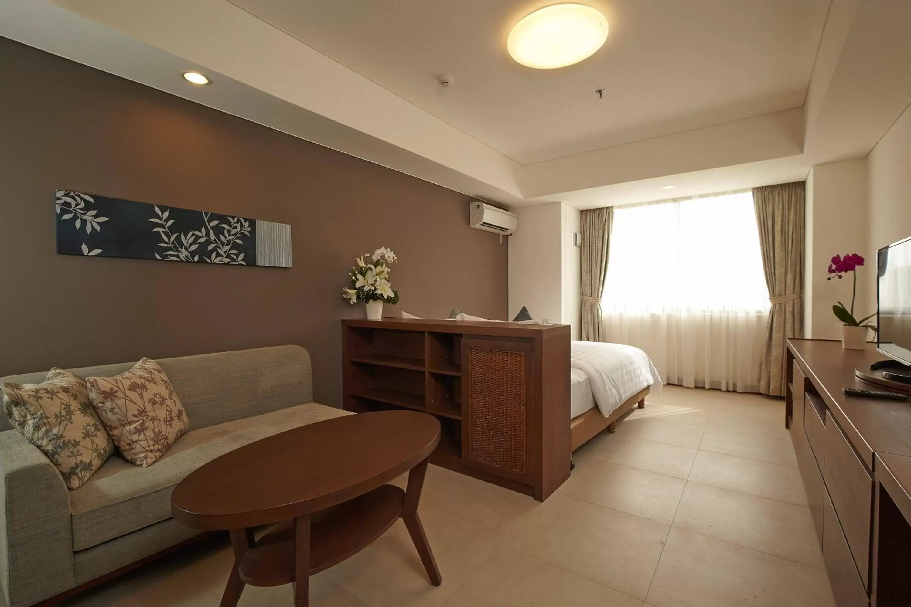 Photo of the whole room, Seating Area in Axia South Cikarang Service Apartment
