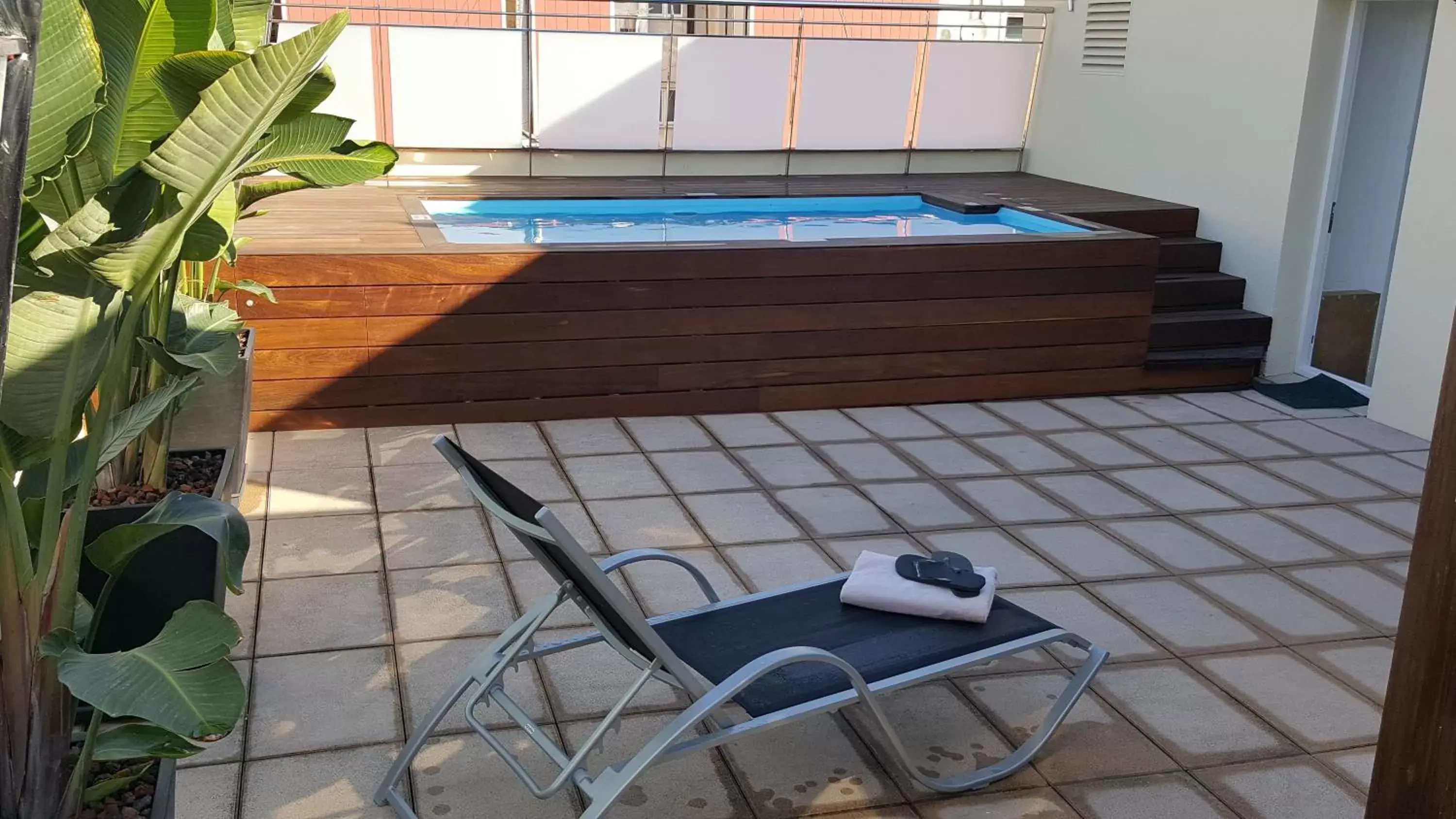 Balcony/Terrace, Swimming Pool in Acacia Suite