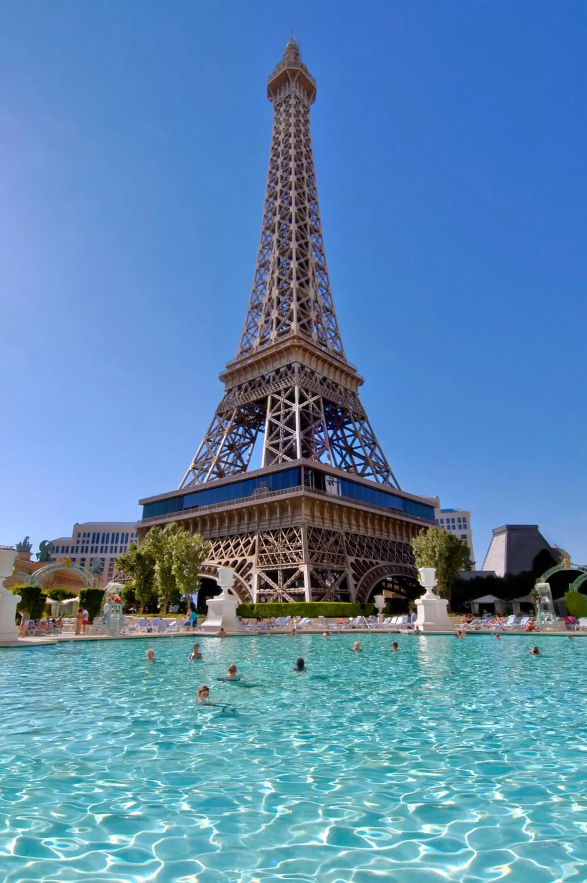 Swimming pool in Paris Las Vegas Hotel & Casino Swimming pool in Paris Las Vegas Hotel & Casino