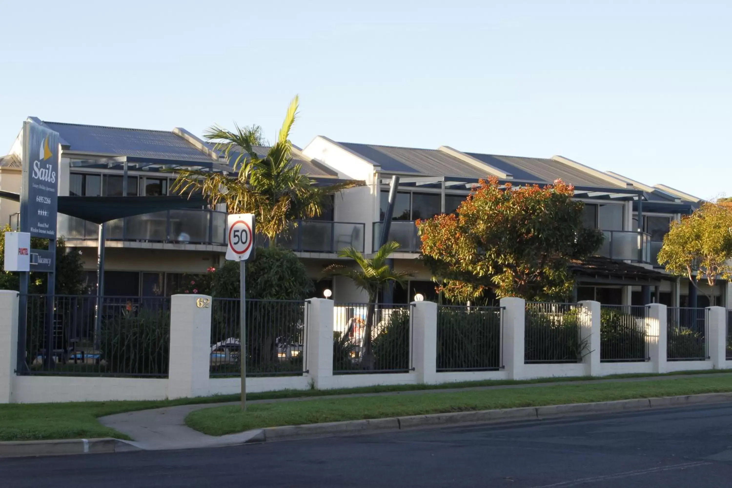 Facade/entrance, Property Building in Sails Luxury Apartments Merimbula