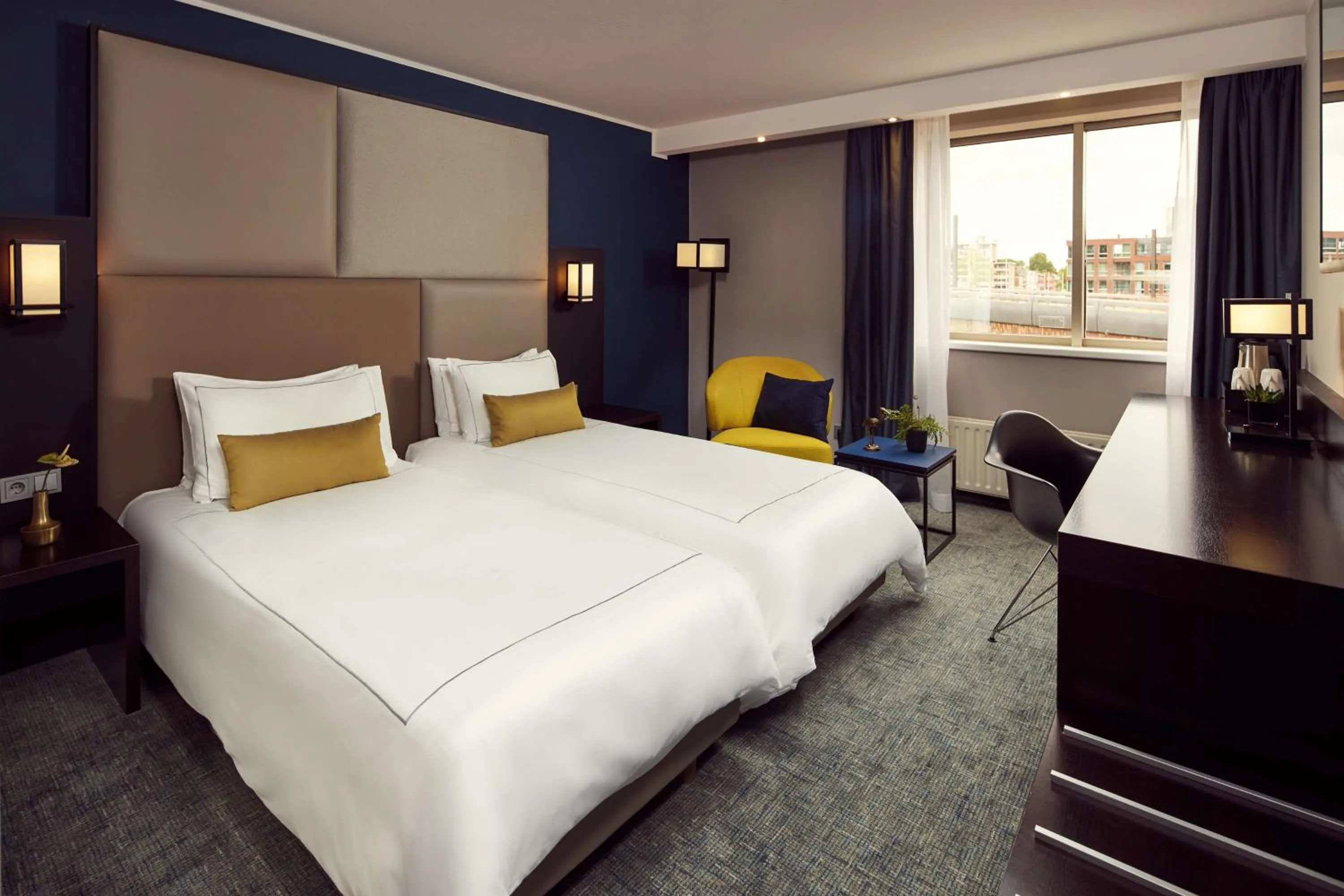 Bedroom, Bed in Park Plaza Utrecht