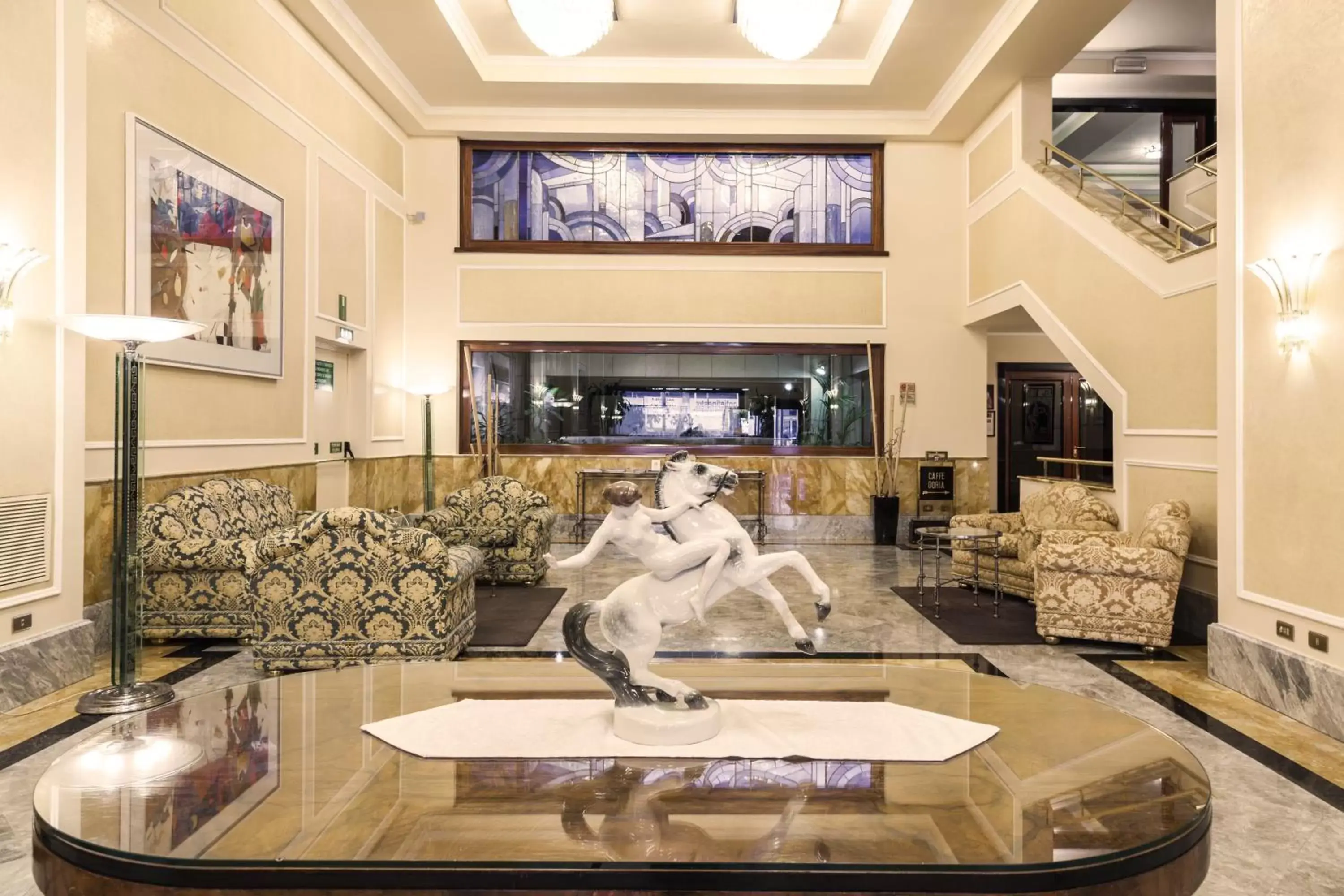 Lobby or reception, Restaurant/Places to Eat in Doria Grand Hotel