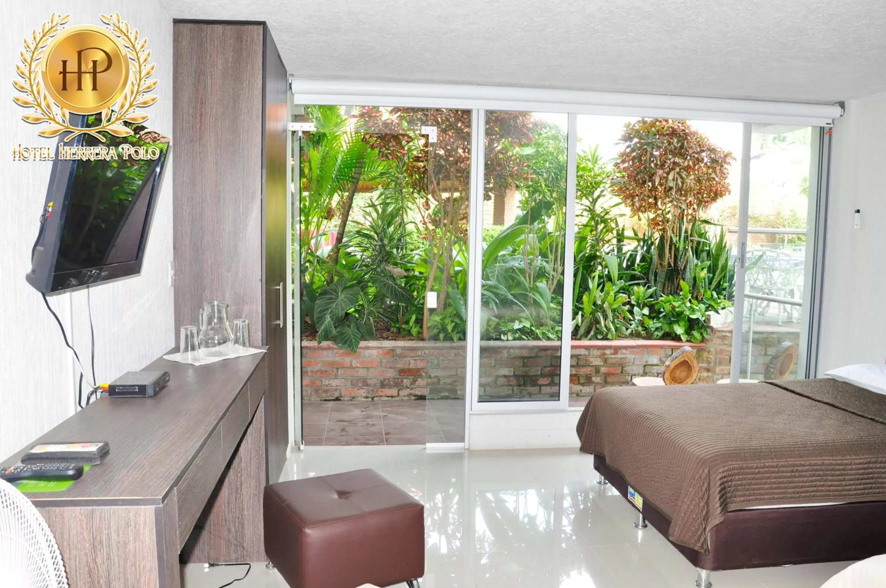 Bed in Hotel Herrera Polo