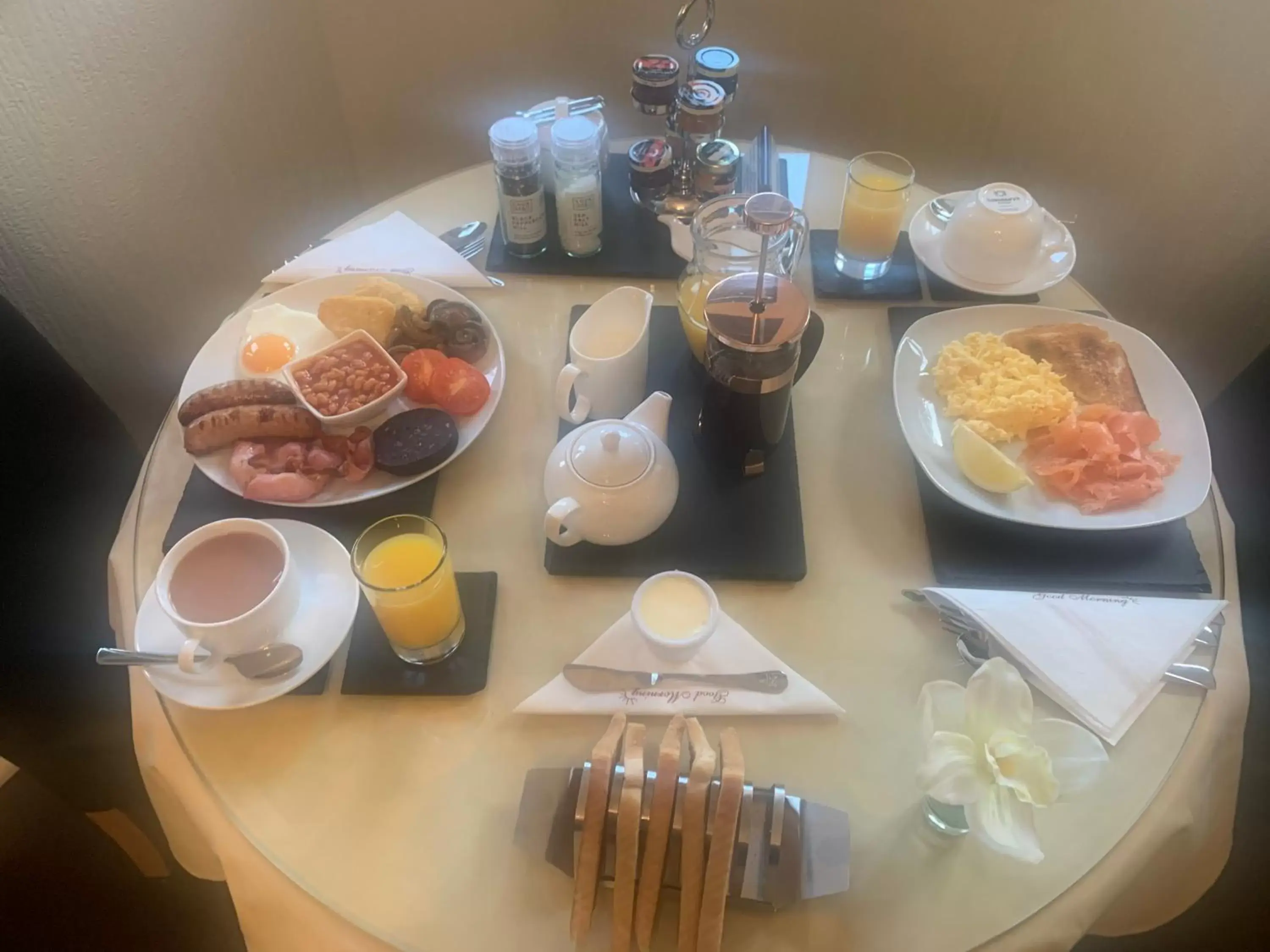 English/Irish breakfast in Arran Lodge B&B
