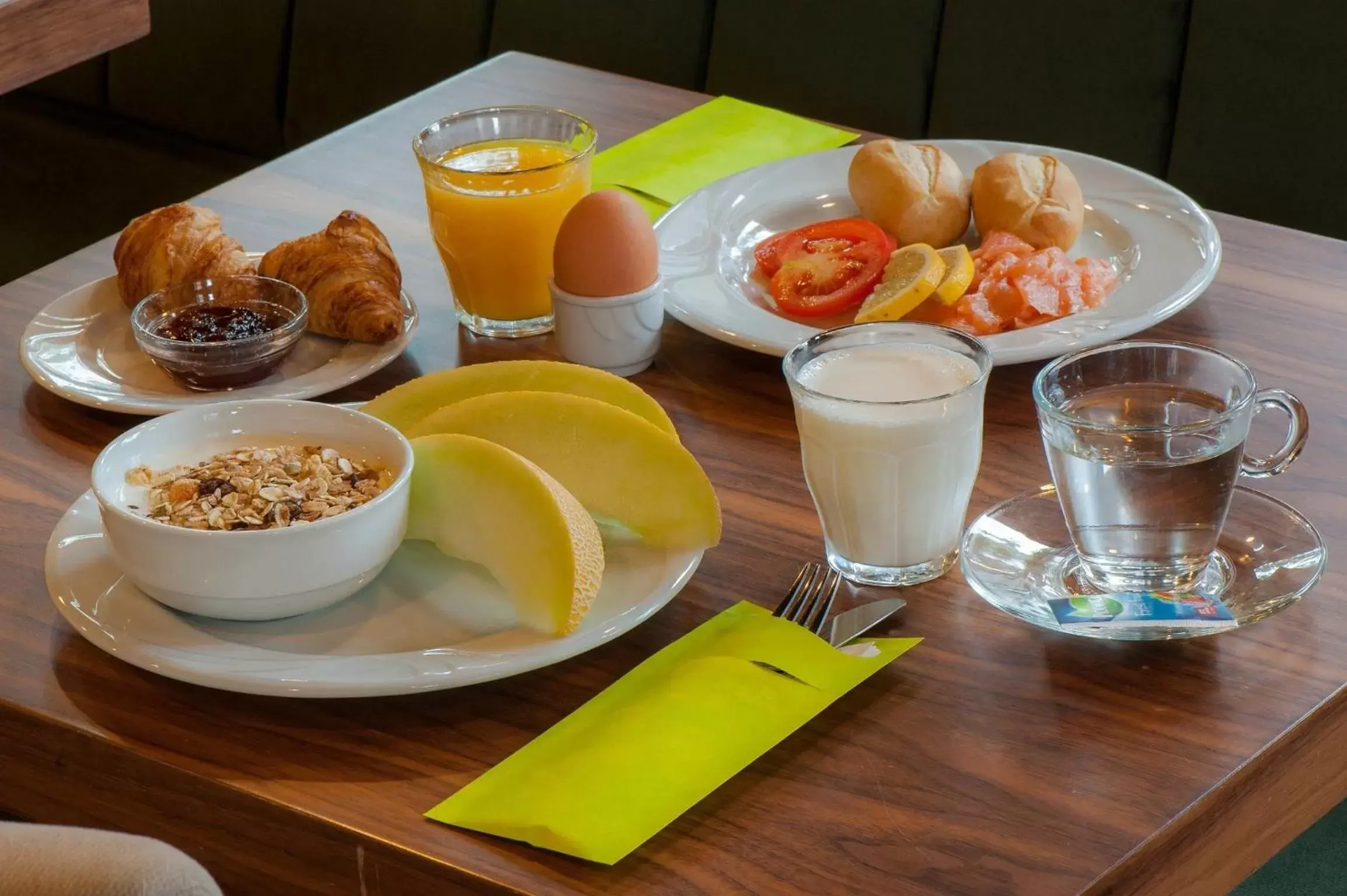 Buffet breakfast, Breakfast in Grand Hotel Downtown