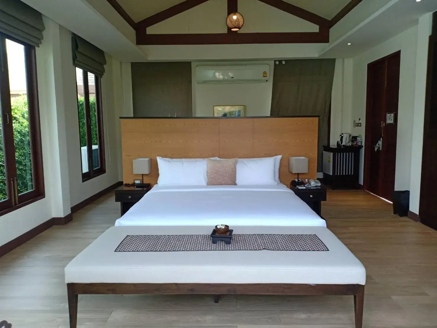 Bed in Triple Tree Beach Resort