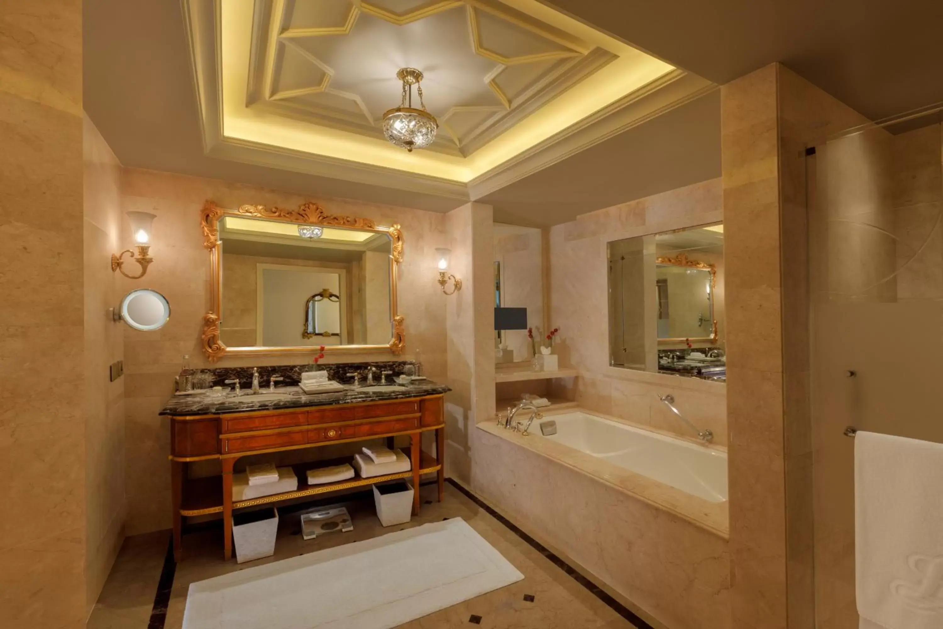 Bathroom in The Leela Palace New Delhi