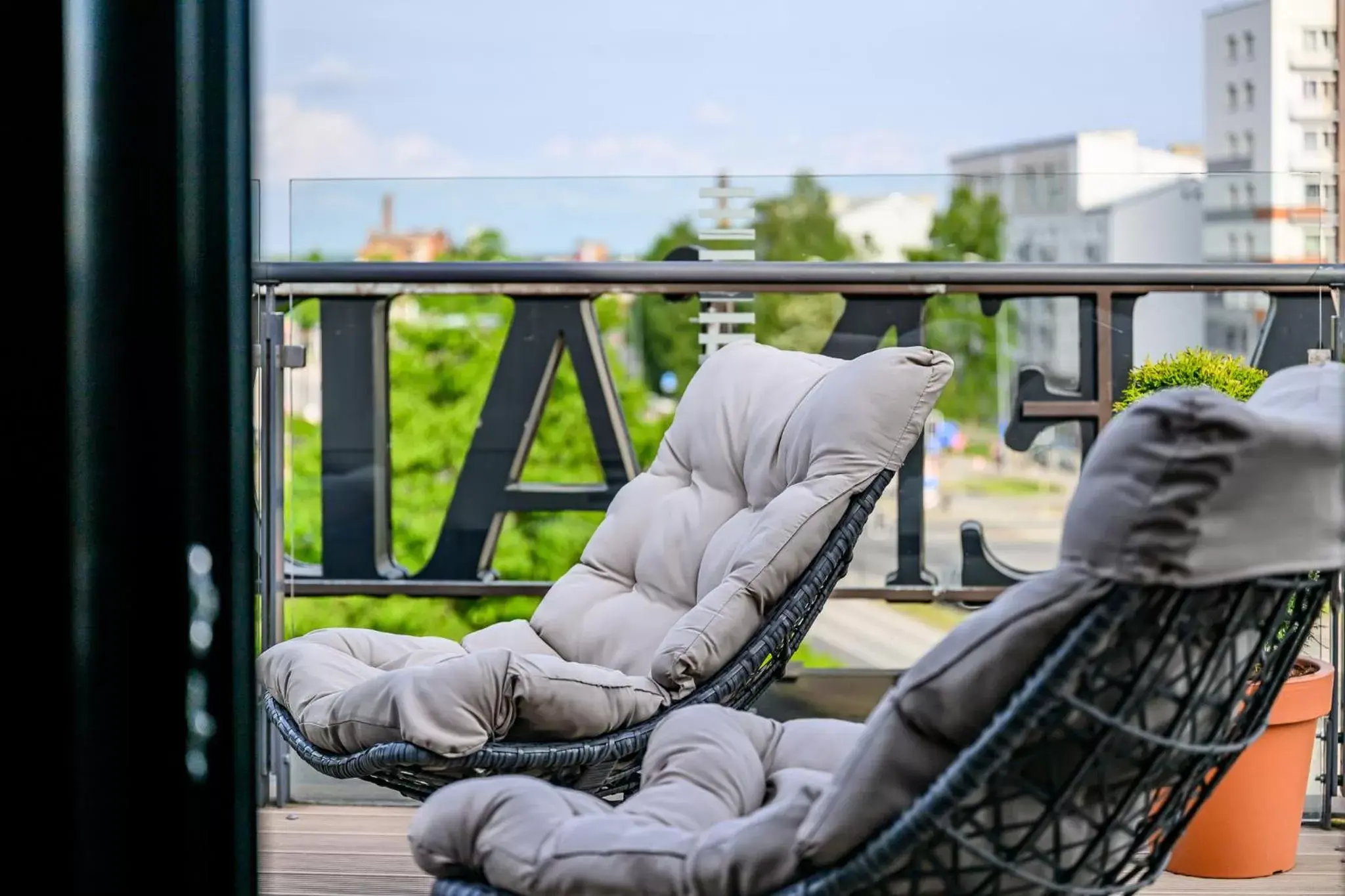 Balcony/Terrace in Promenade Hotel Liepaja