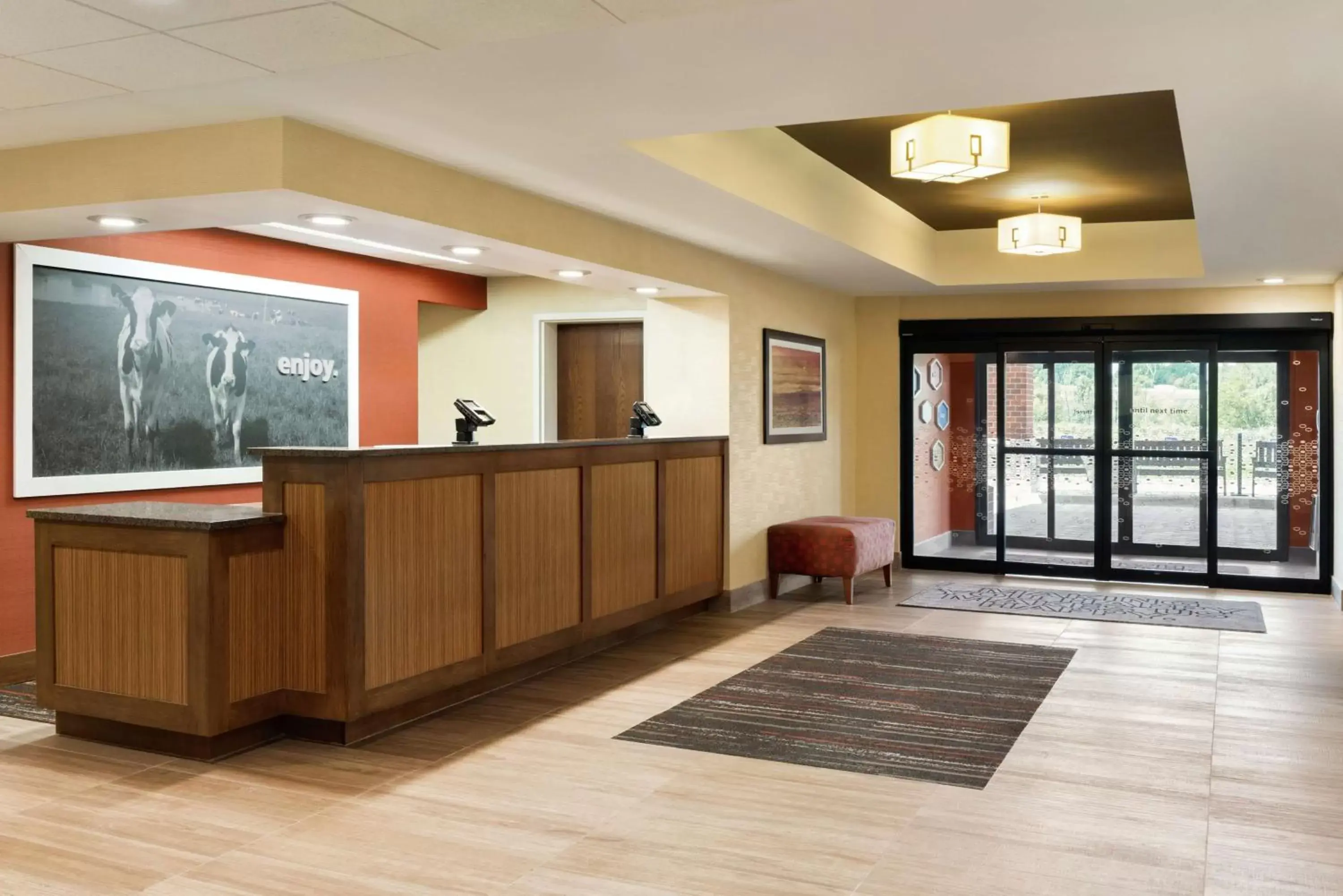 Lobby or reception, Lobby/Reception in Hampton Inn West Des Moines Lake Drive