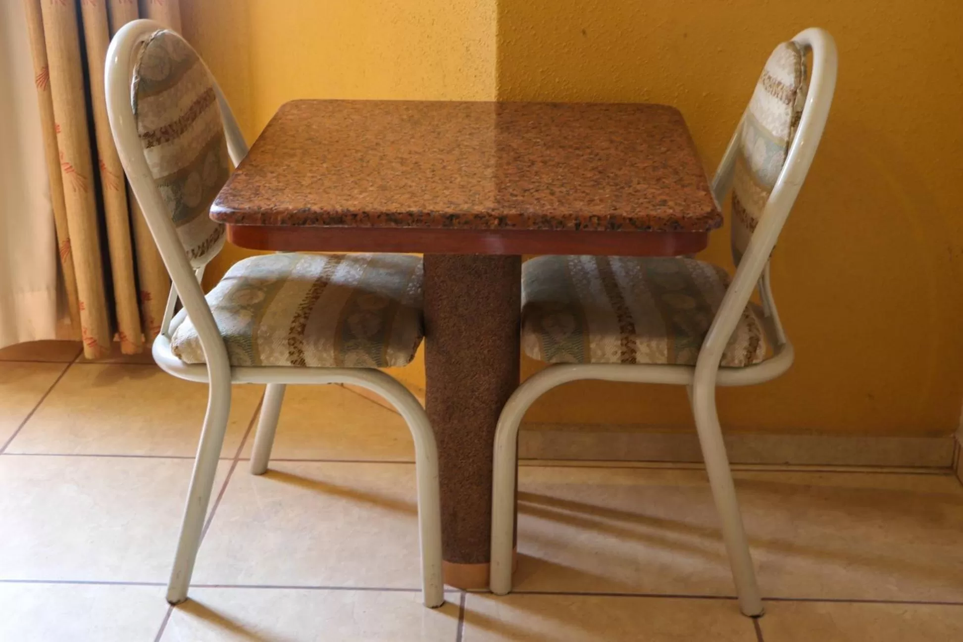 Dining area in Motel Caribe