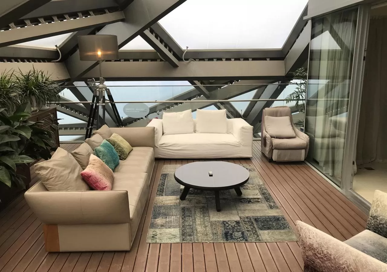 Balcony/Terrace in Hotel Éclat Beijing