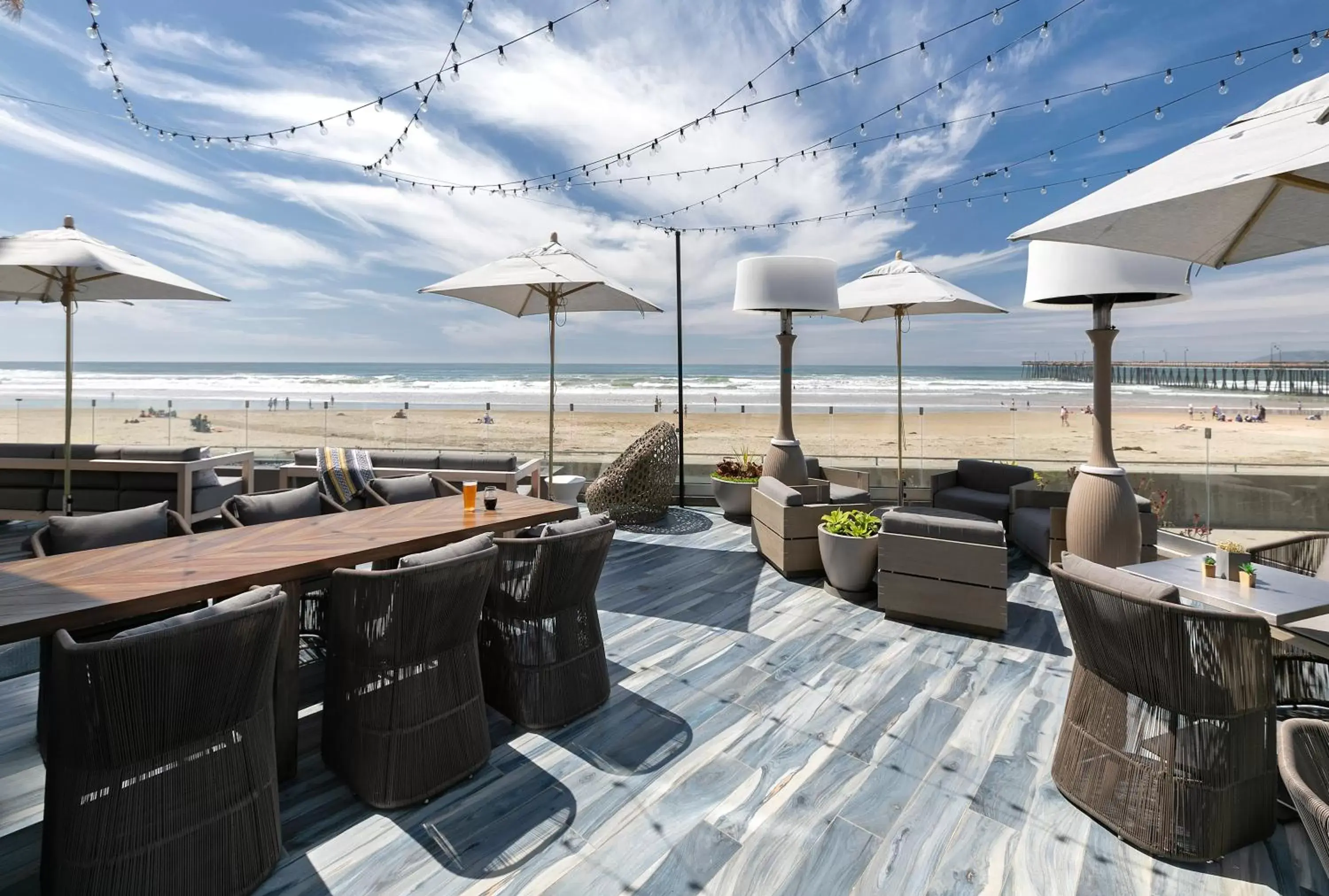 Patio in Sandcastle Hotel on the Beach