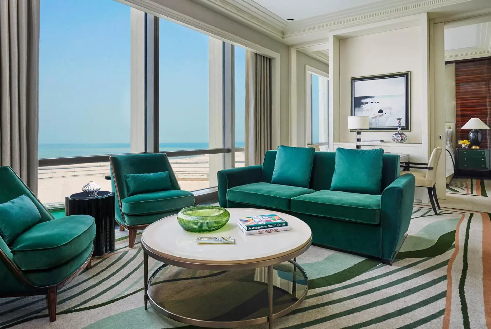 Living room, Seating Area in Four Seasons Hotel Bahrain Bay