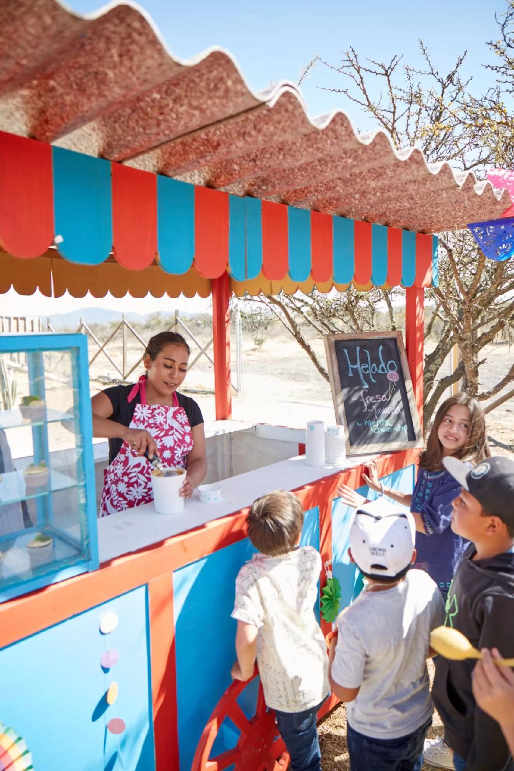 Children play ground in Casa Pavo Real en el Viñedo El Pavo Real del Campo