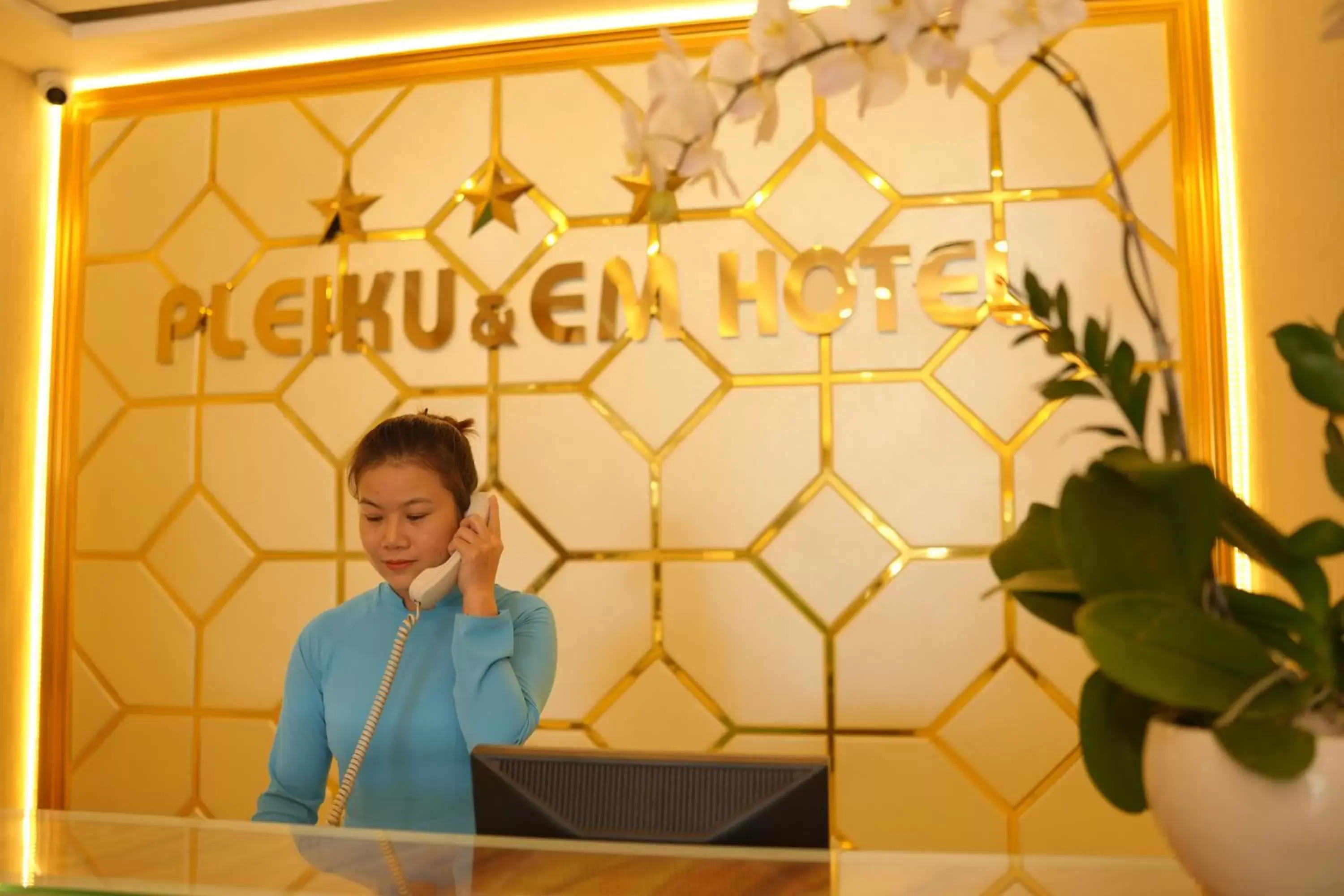 Lobby or reception in Pleiku & Em Hotel by Gia Lai Tourist Lobby or reception in Pleiku & Em Hotel by Gia Lai Tourist
