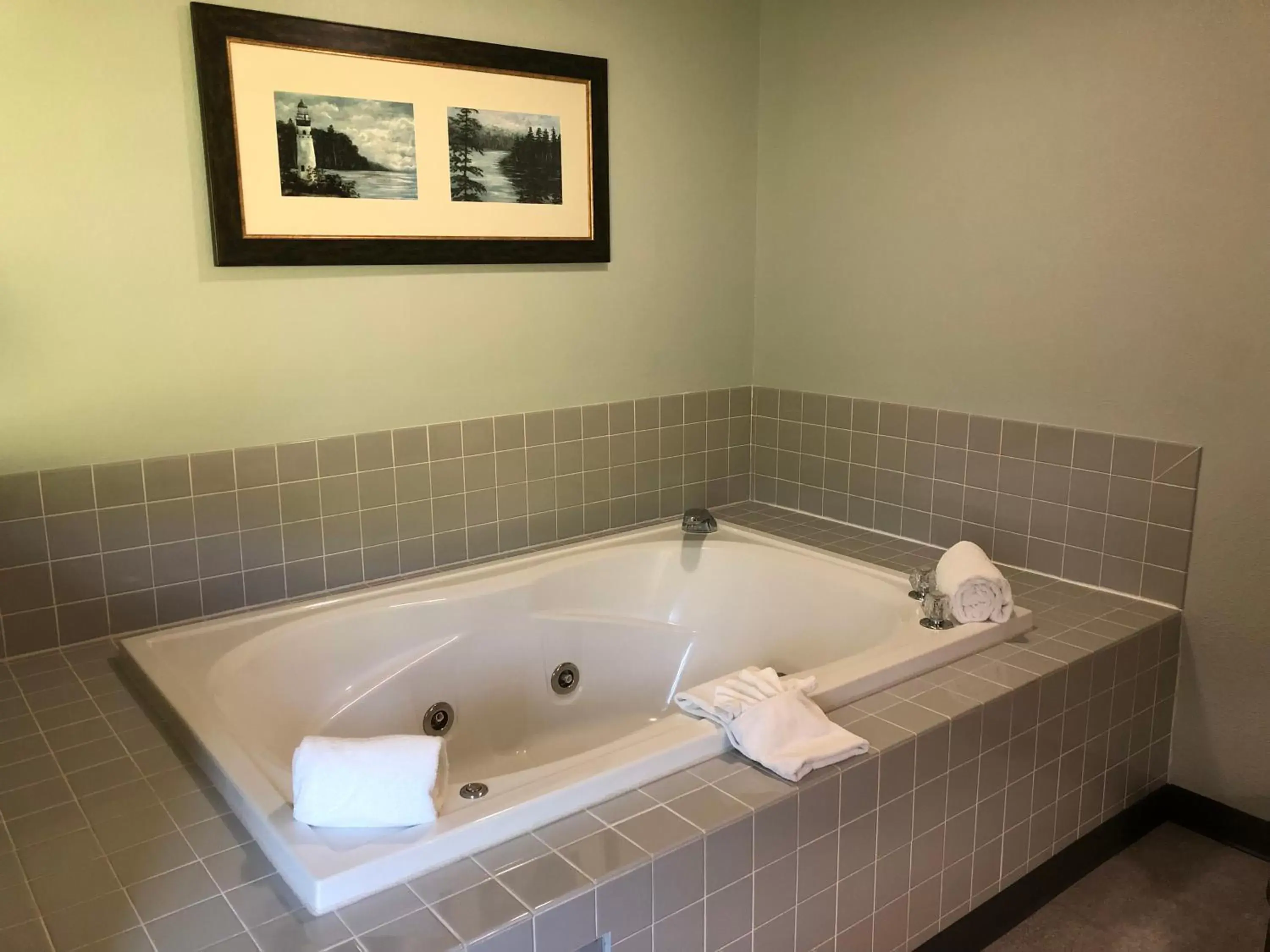 Bathroom in Days Inn by Wyndham Iron Mountain