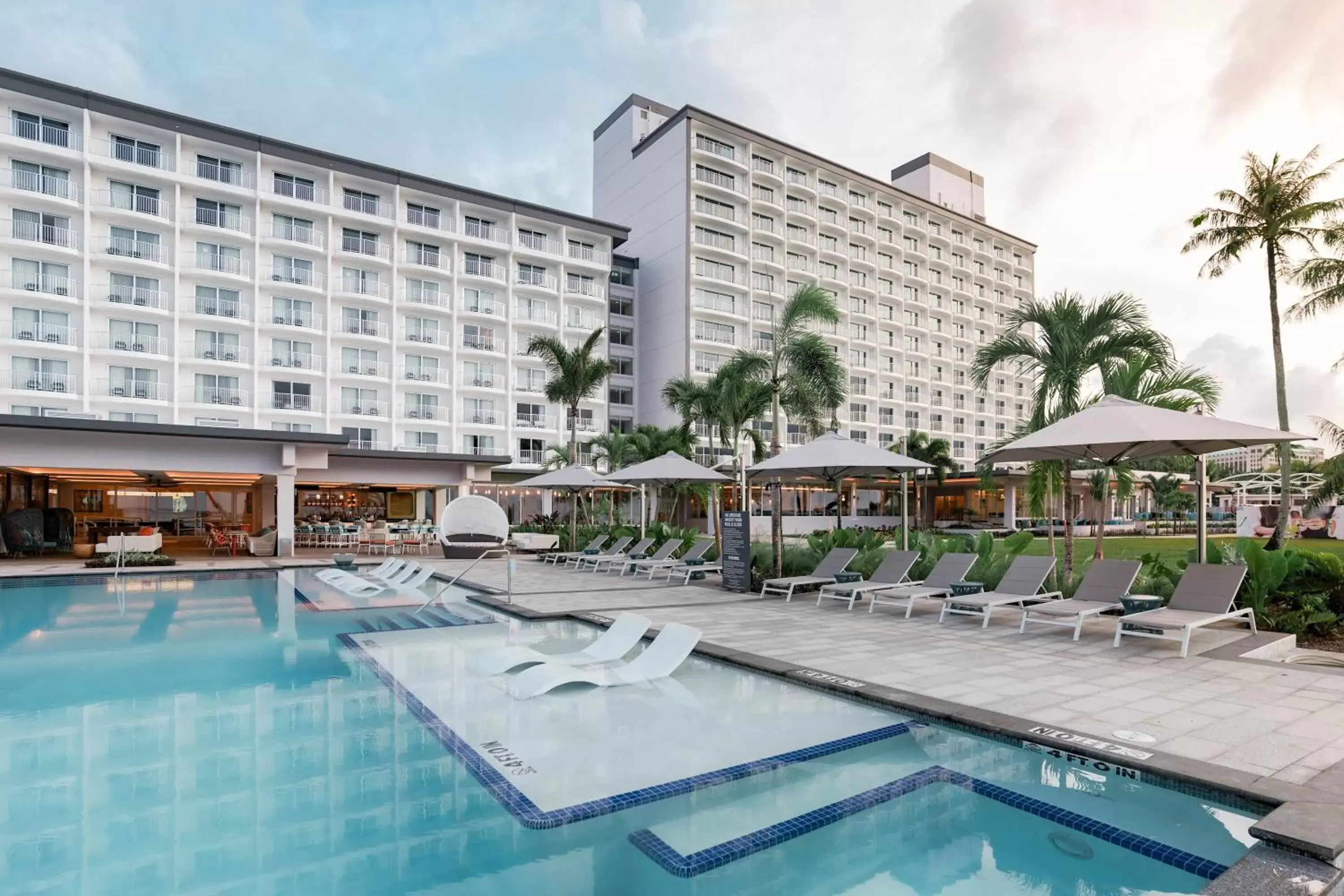 Swimming pool, Property Building in Crowne Plaza Resort Guam