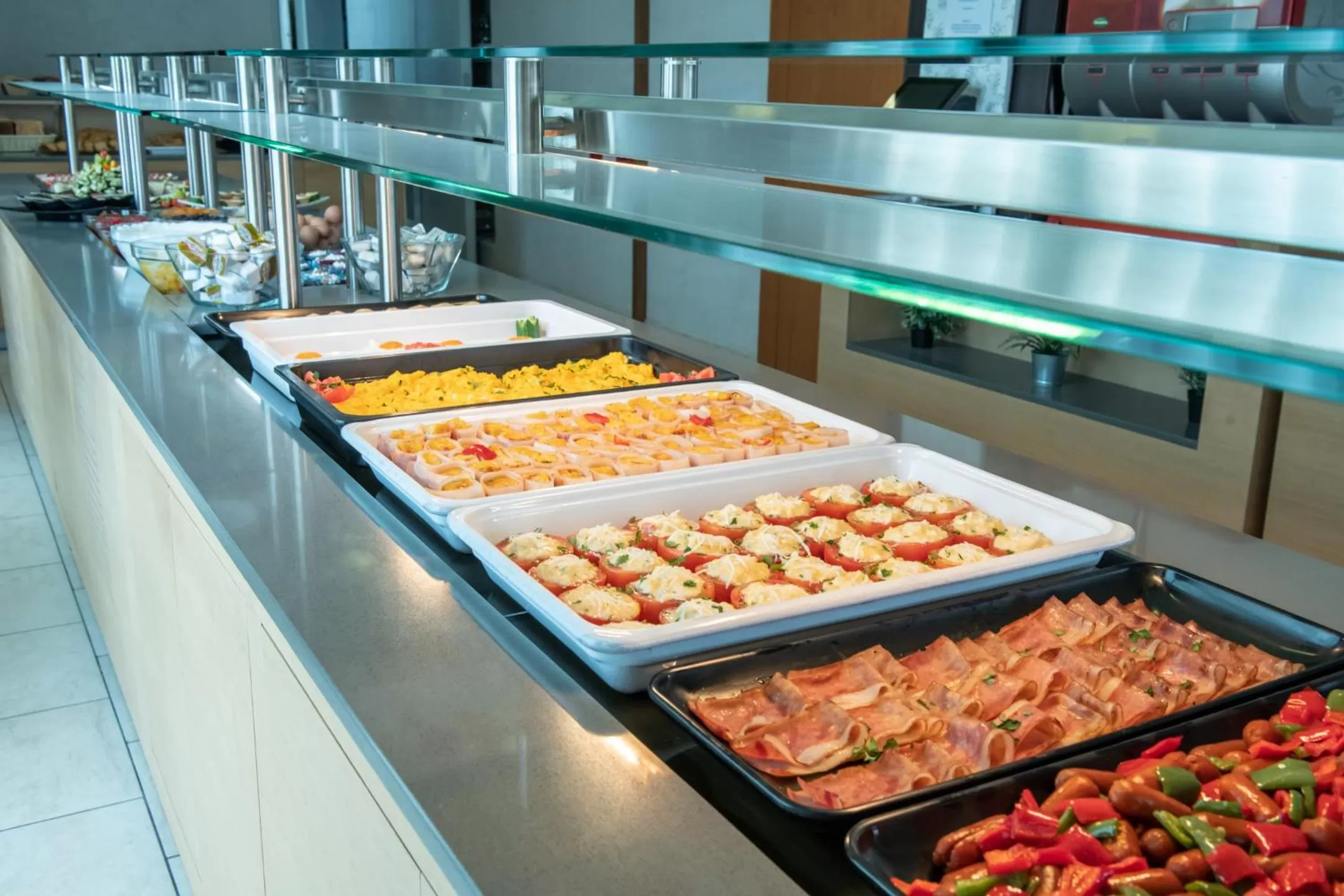 Buffet breakfast in Athens Golden City Hotel