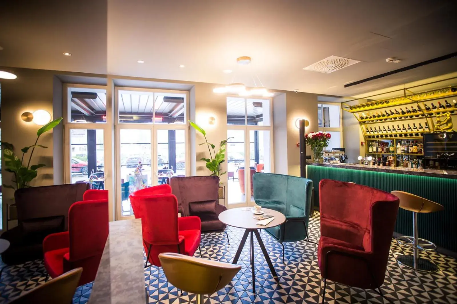 Lobby or reception, Lounge/Bar in Mercure Riga Centre