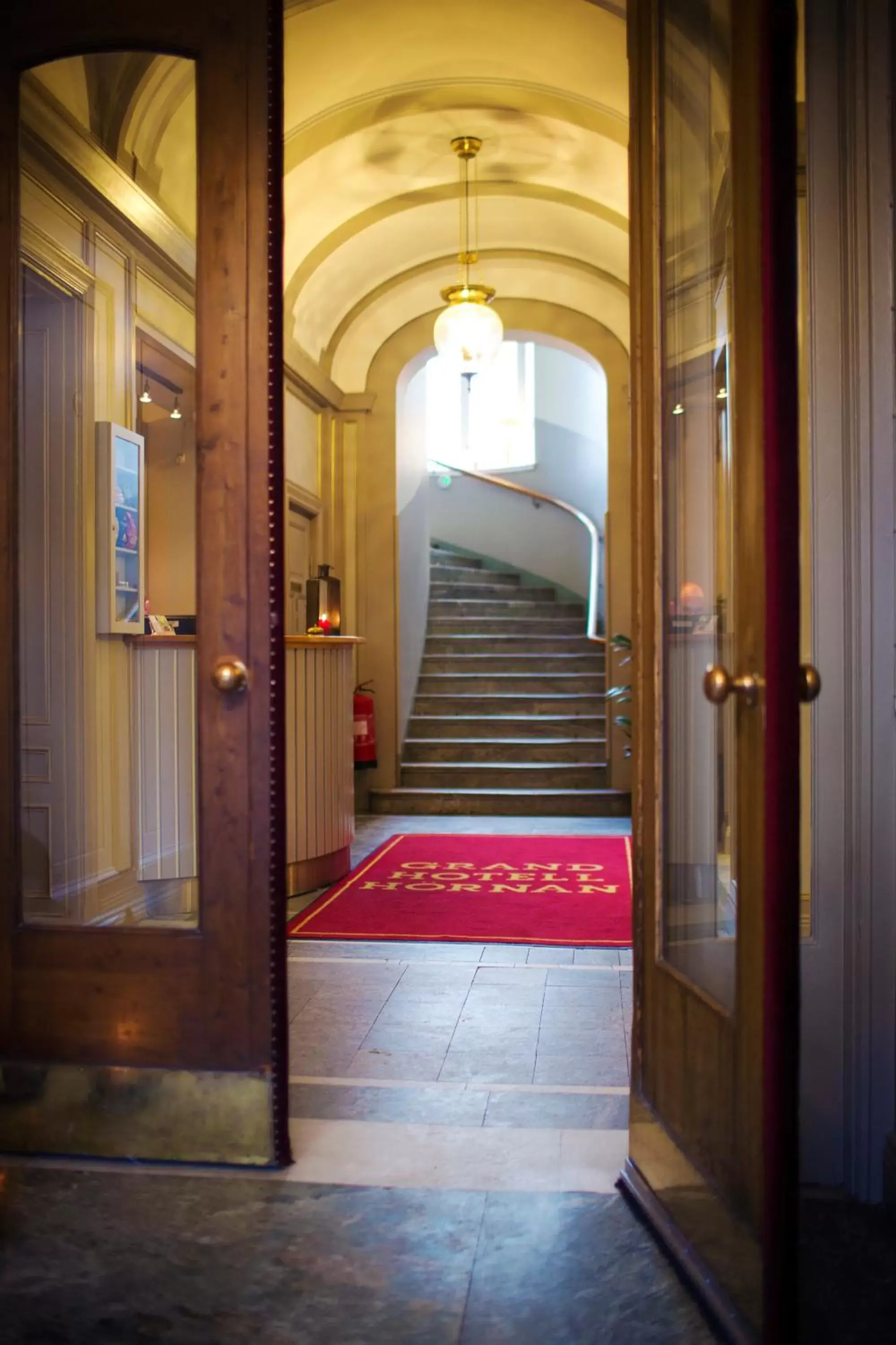 Lobby or reception in Grand Hotell Hörnan