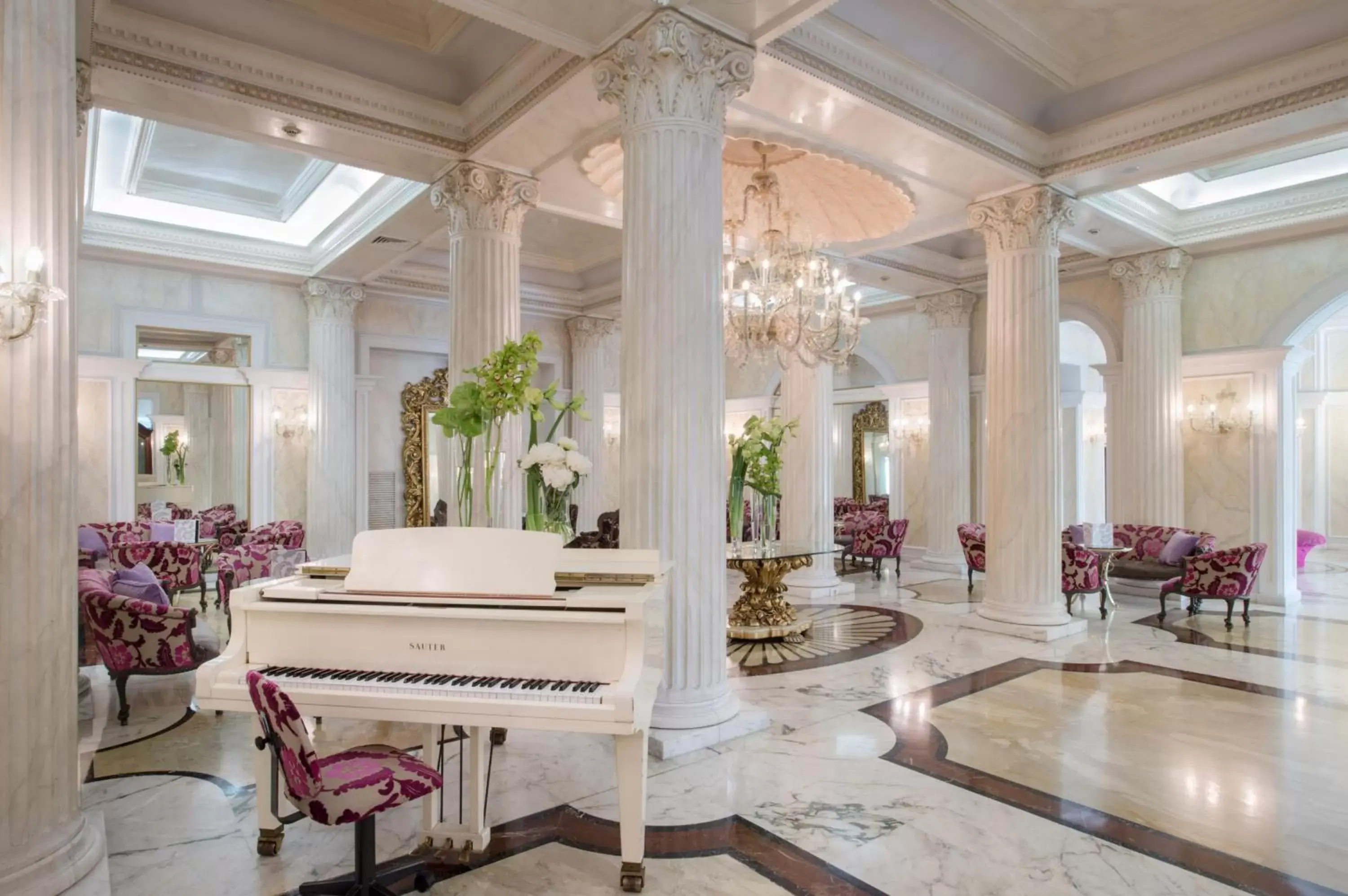 Lobby or reception in Grand Hotel Des Bains