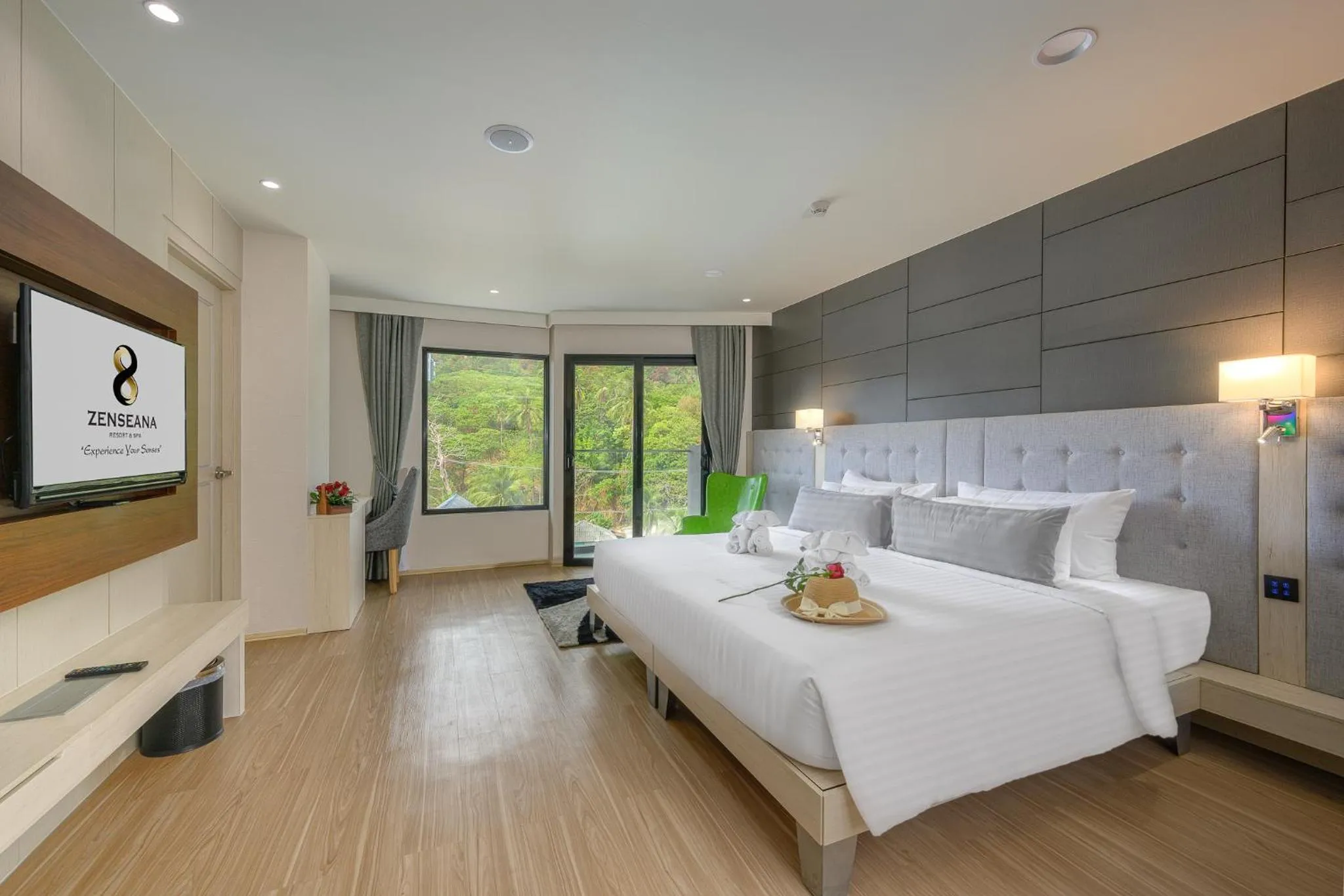 Bedroom, Bed in Zenseana Resort & Spa - Patong, Phuket