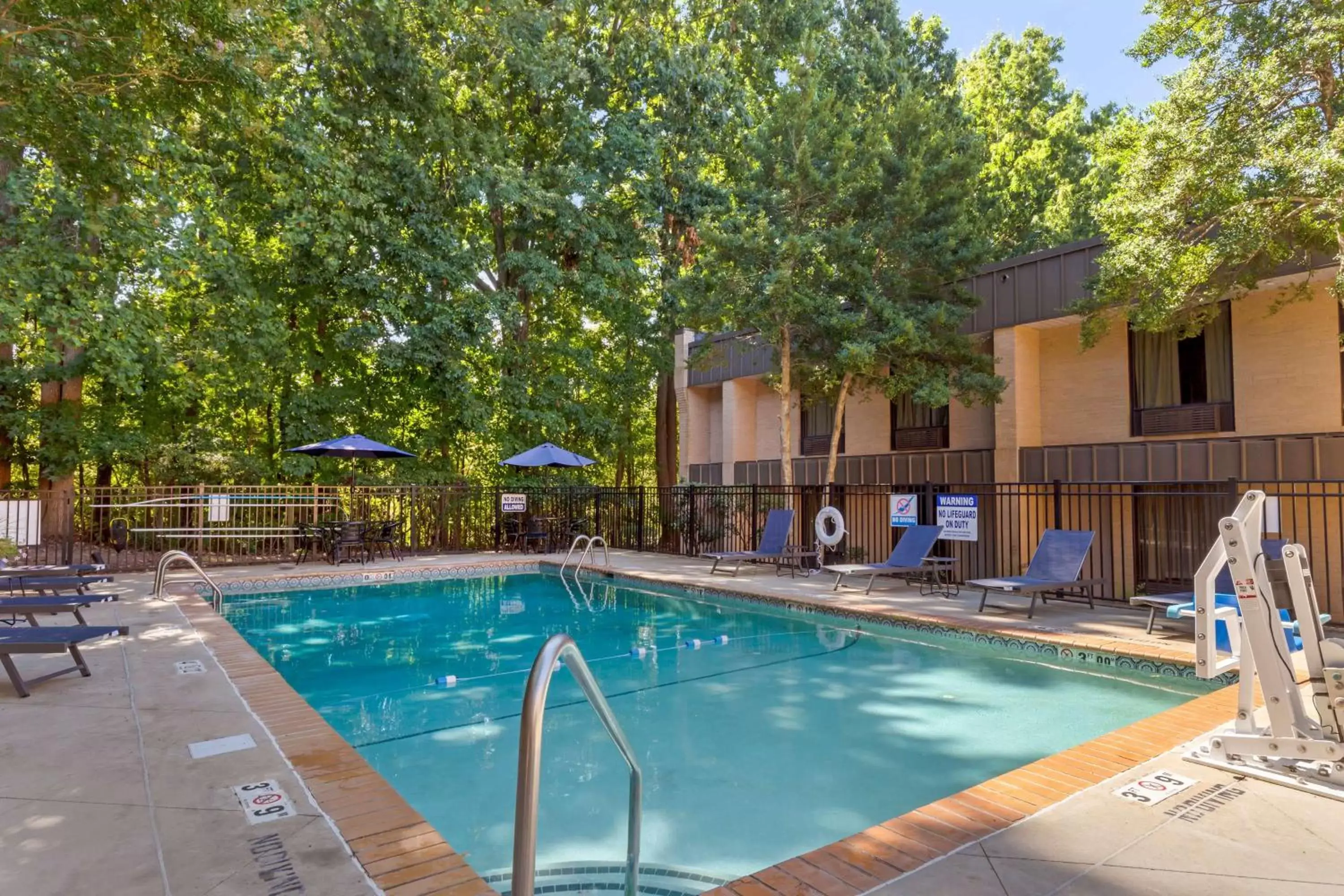 Pool view, Swimming Pool in Best Western Plus Cary - NC State