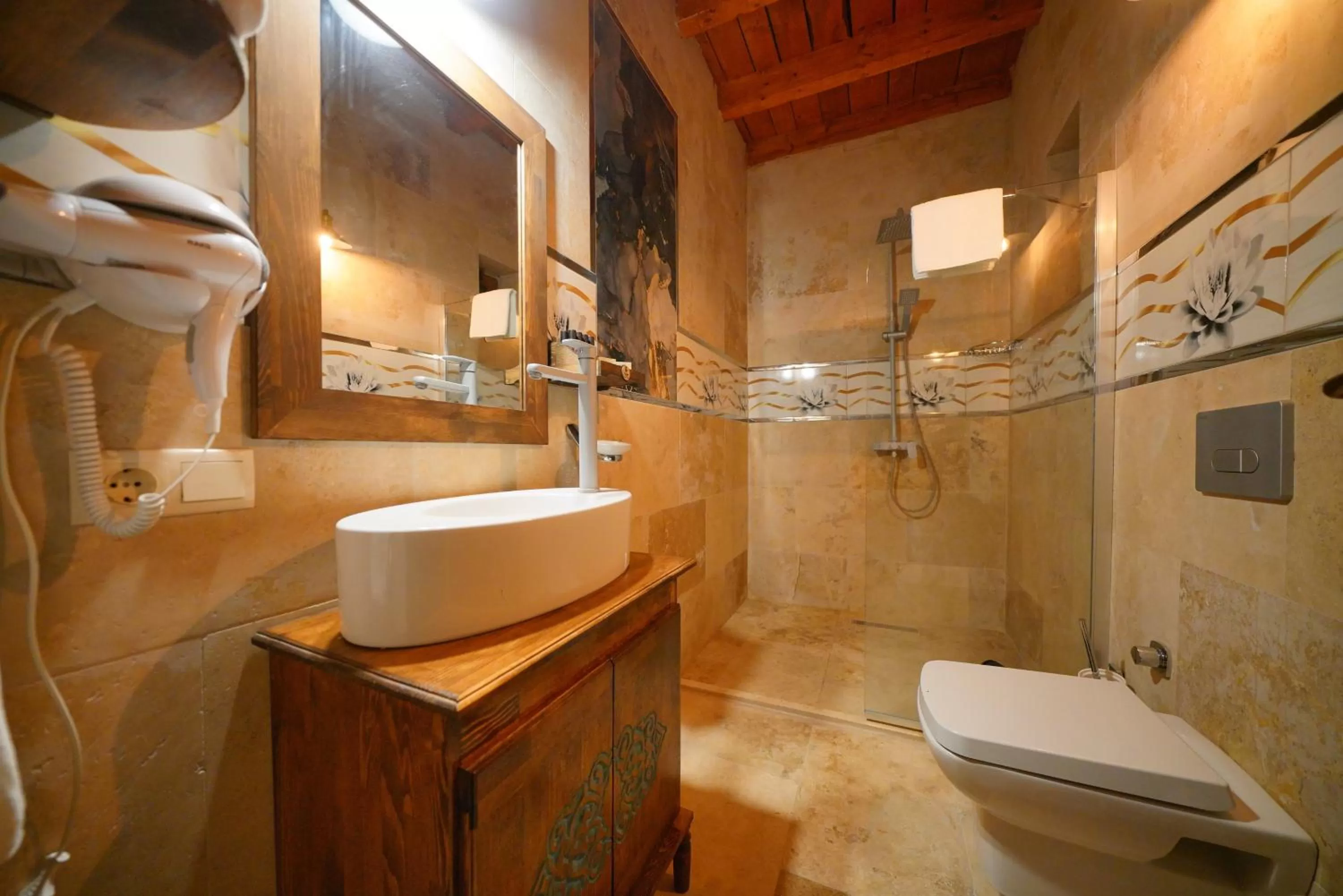 Bathroom in Cappadocia Nar Cave House & Swimming Pool