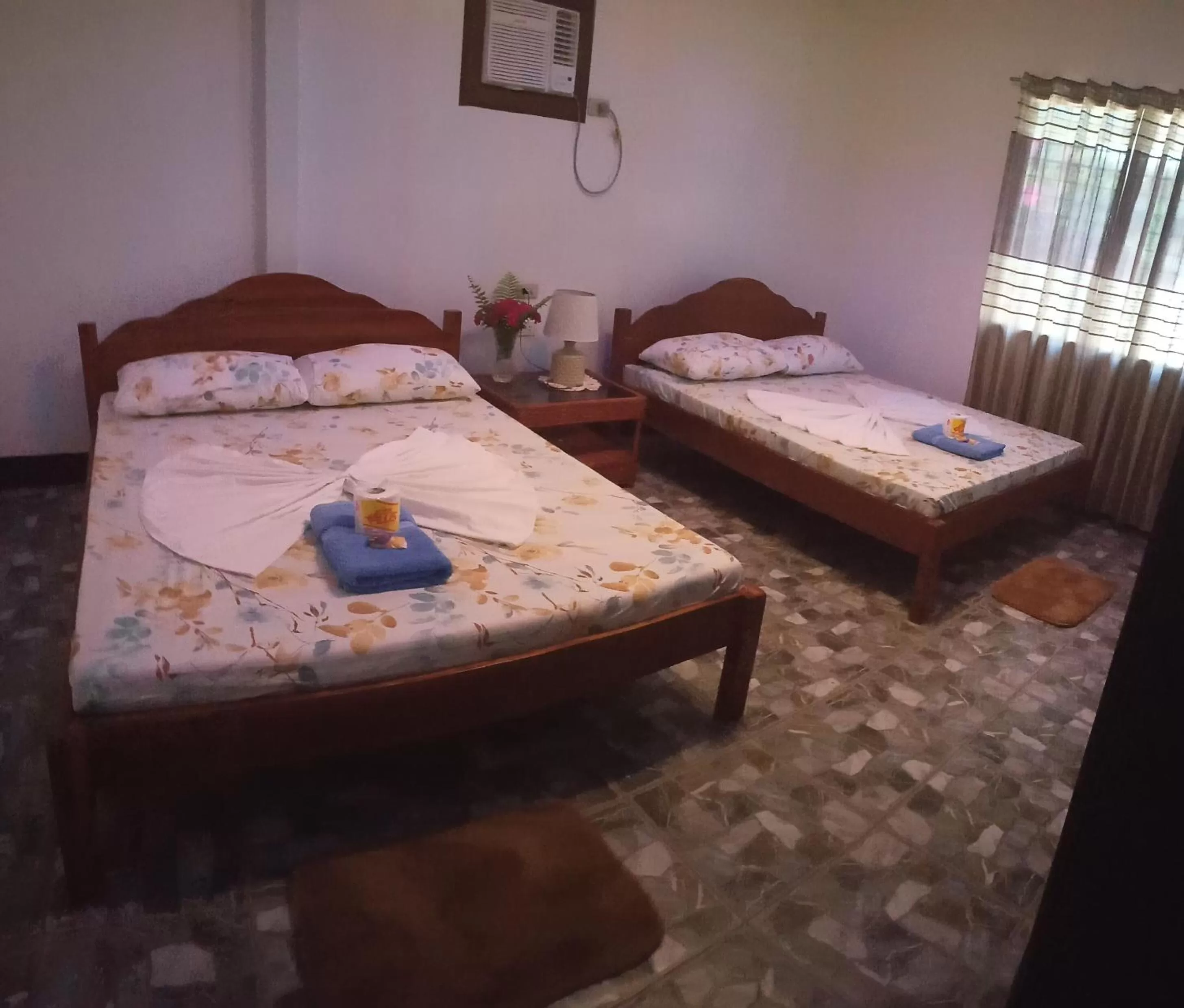 Bed in E&N Paradise Island Resort