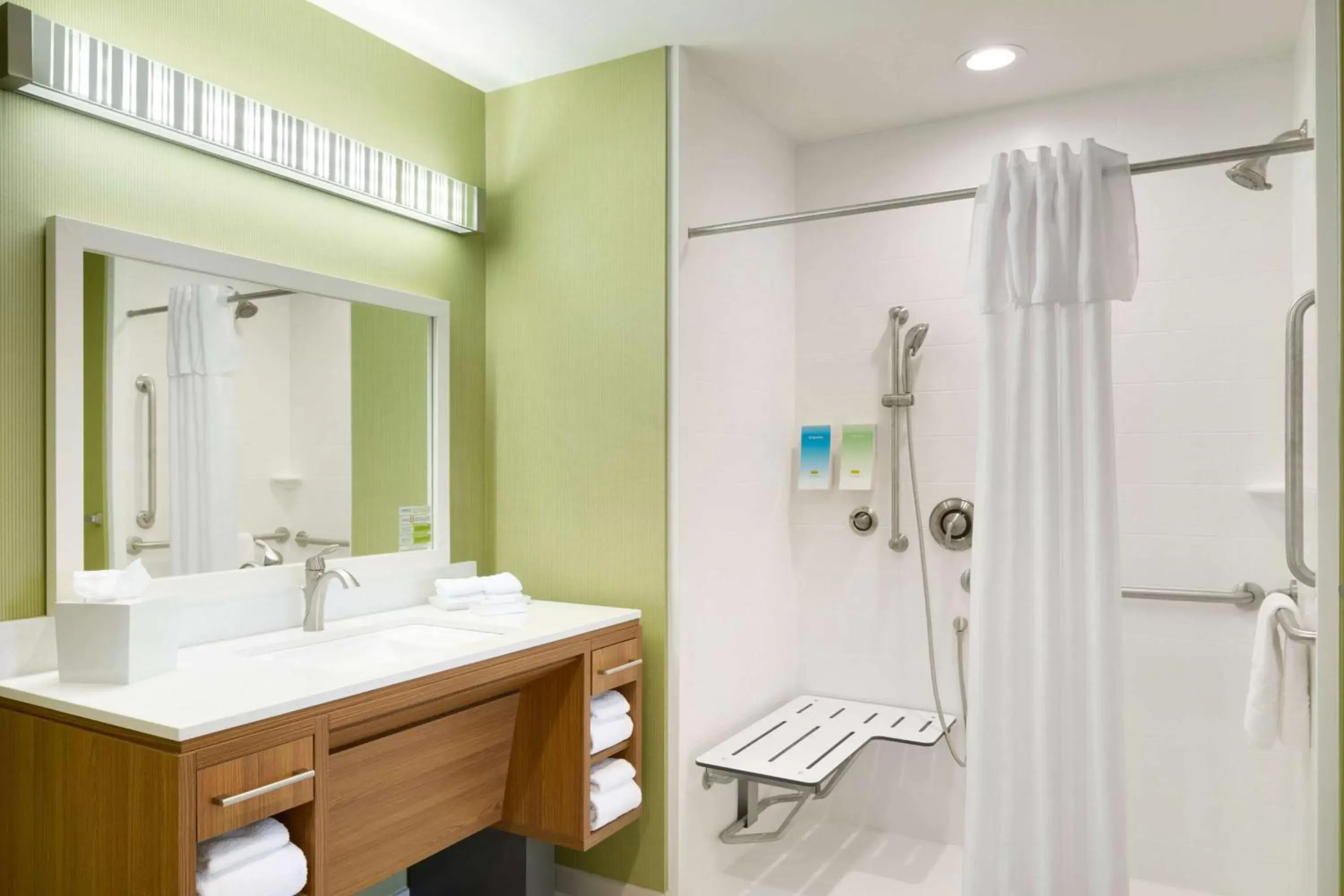 Bathroom in Home2 Suites by Hilton Charlotte Airport