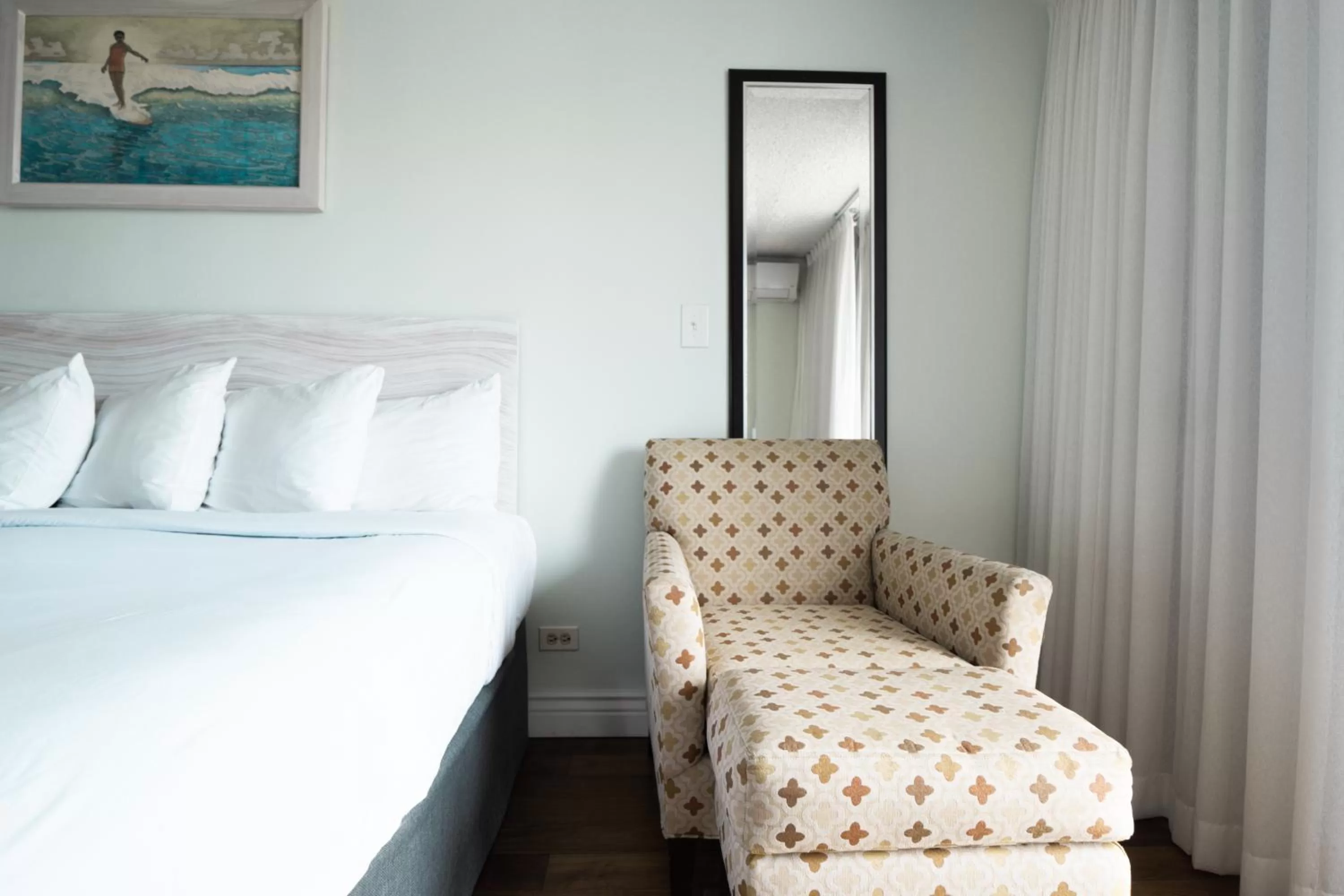 View (from property/room), Bed in Hotel La Croix