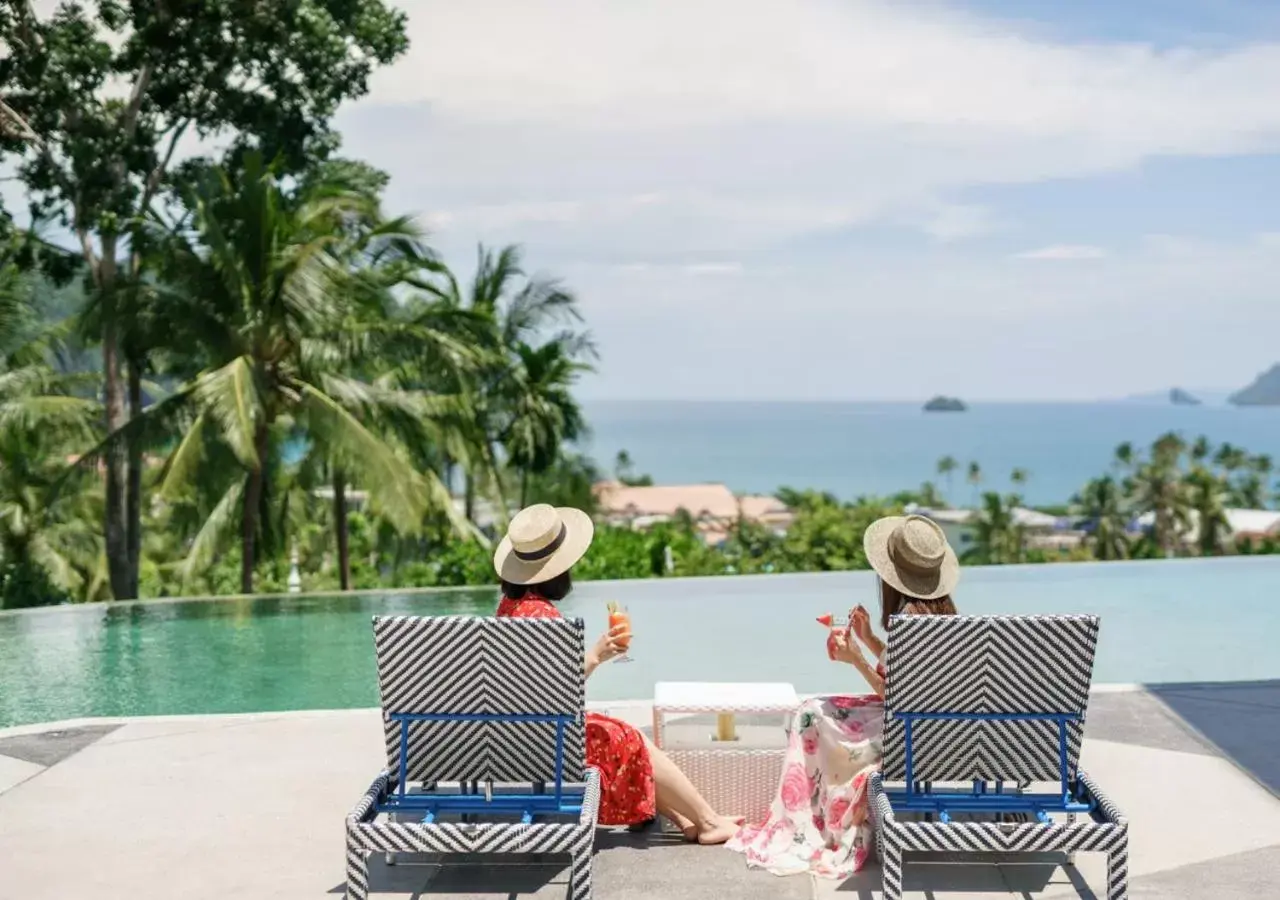 Pool view in Krabi Tipa Resort - SHA EXTRA PLUS