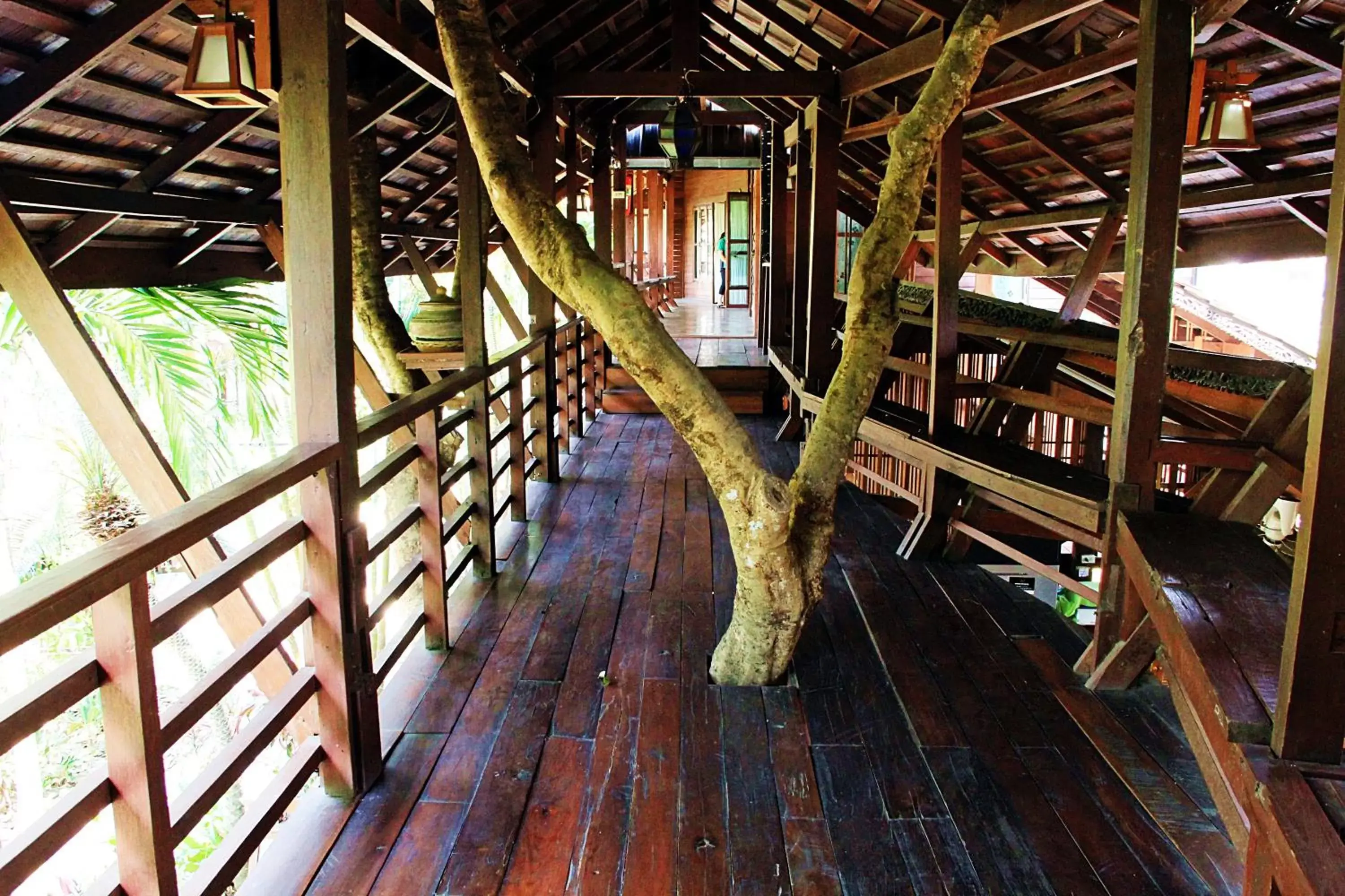 Balcony/Terrace in Namkhong Guesthouse and Resort