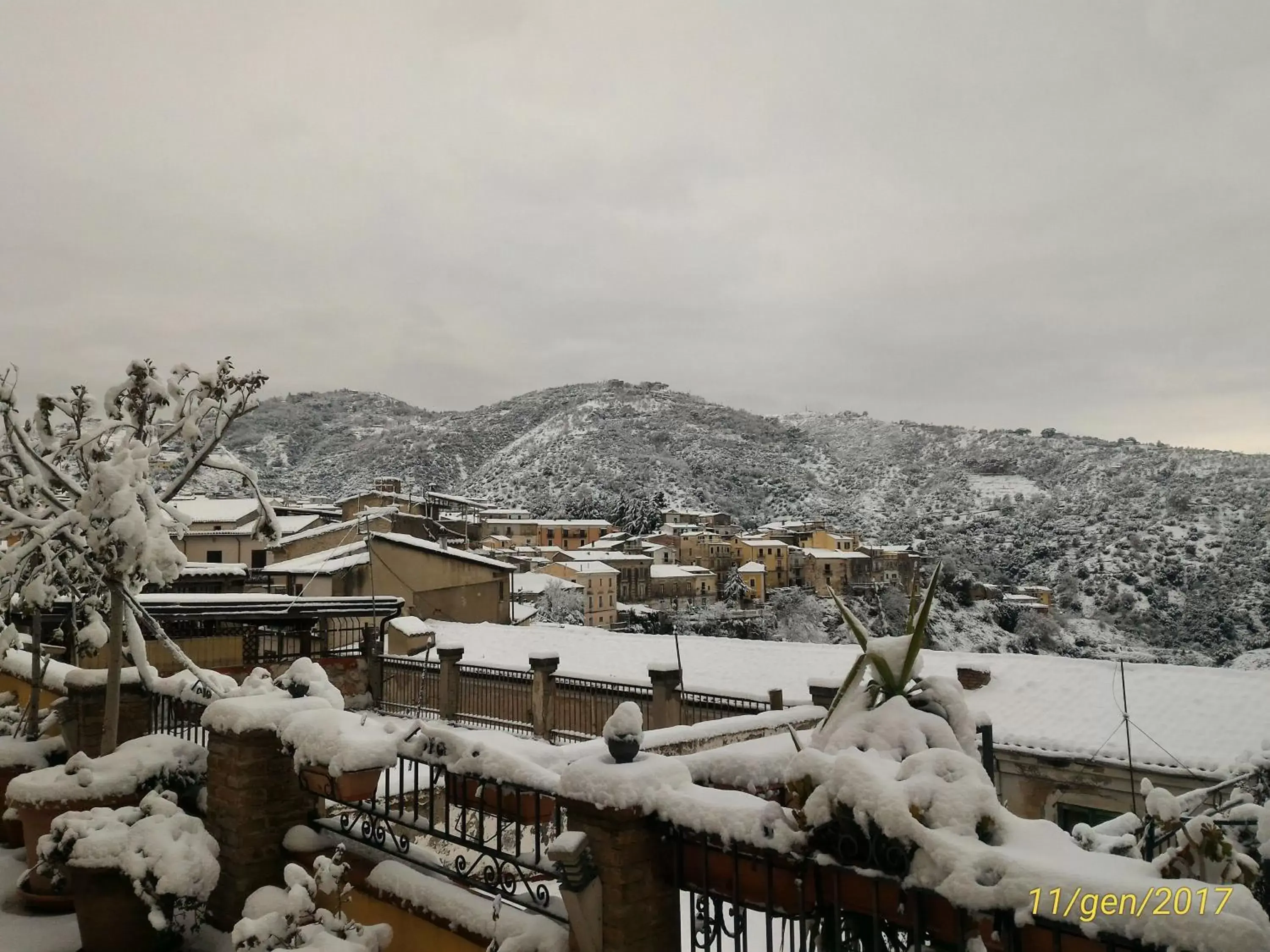 View (from property/room), Winter in La Terrazza B&B