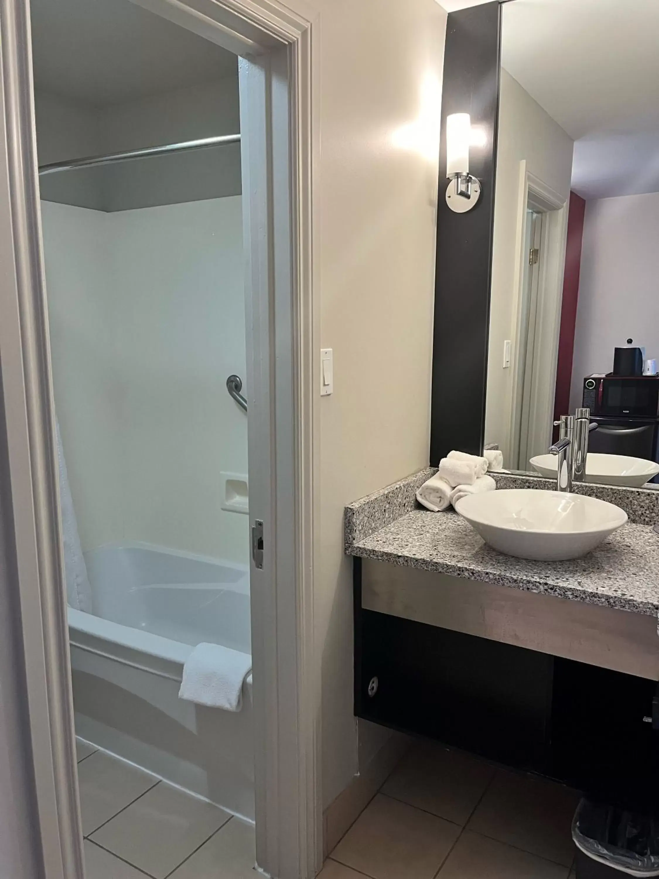 Bathroom in Ramada by Wyndham Ottawa On The Rideau