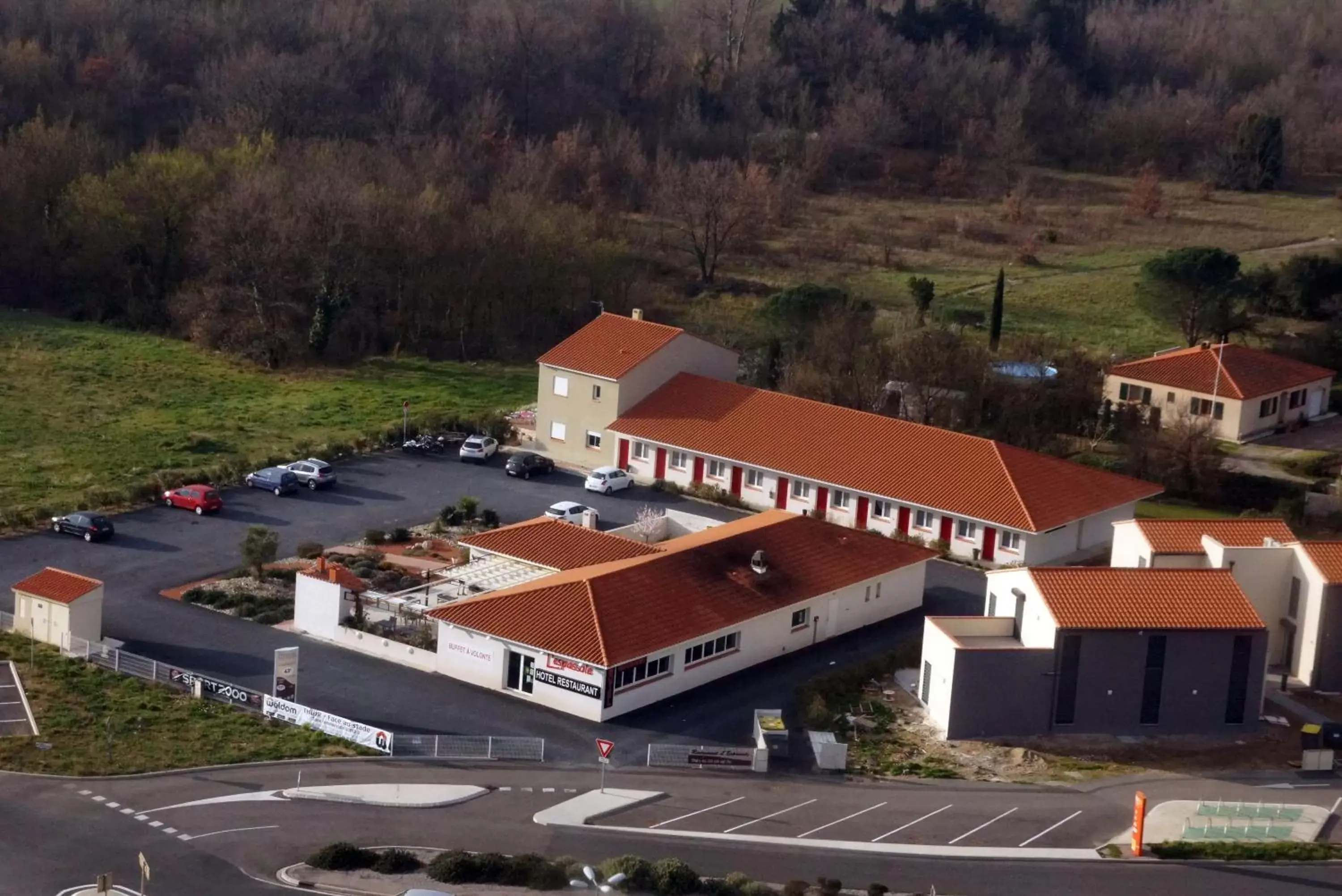 Bird's-eye View in Hotel Restaurant L'Espassole