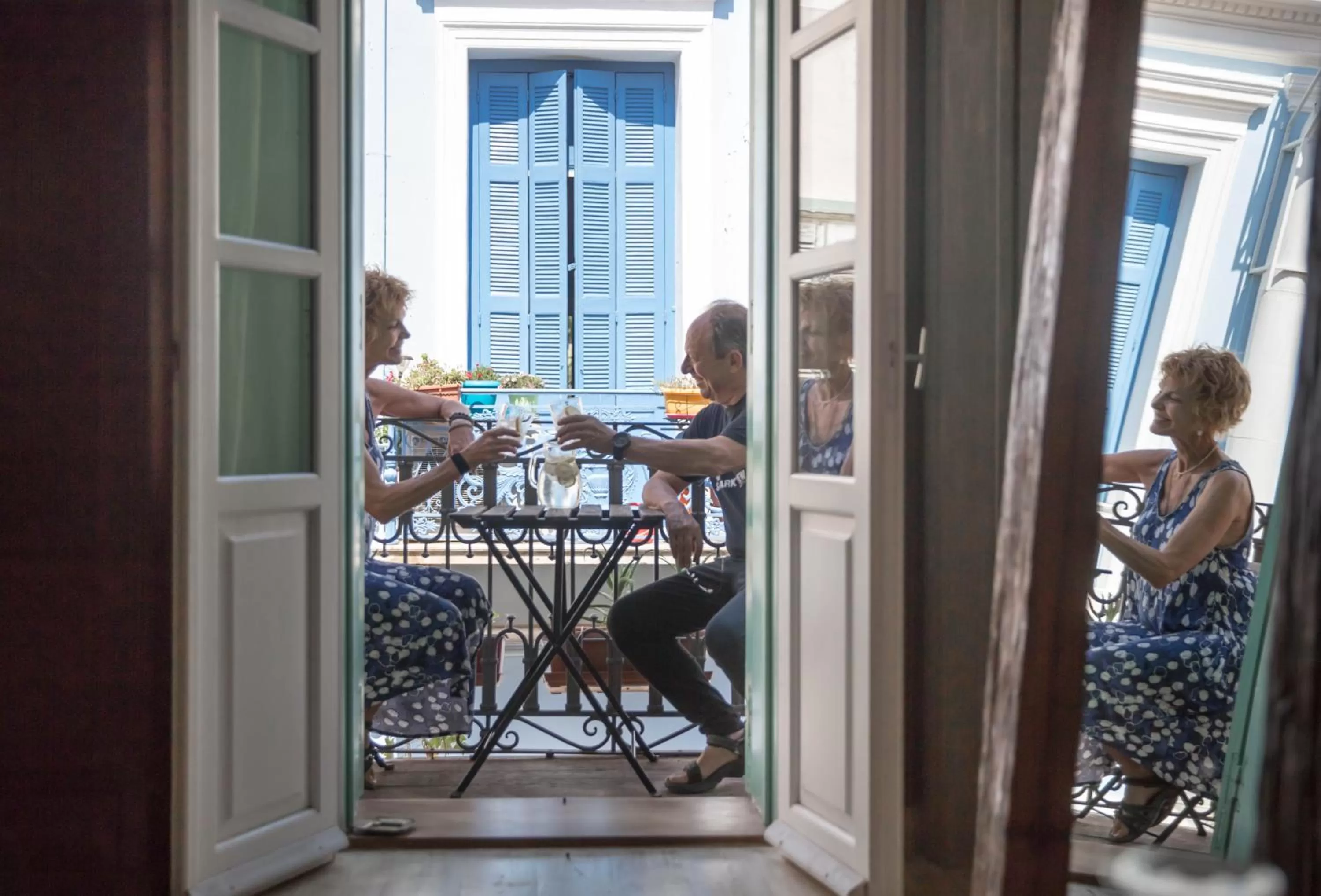 Balcony/Terrace in Amymone and Adiandi